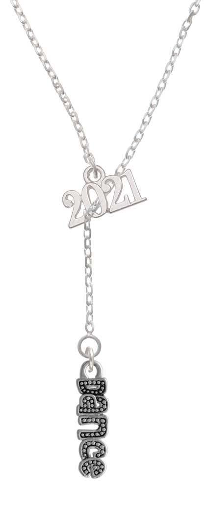 2021 Delight Jewelry Silvertone Beaded 'Dance' Lariat Necklace 18