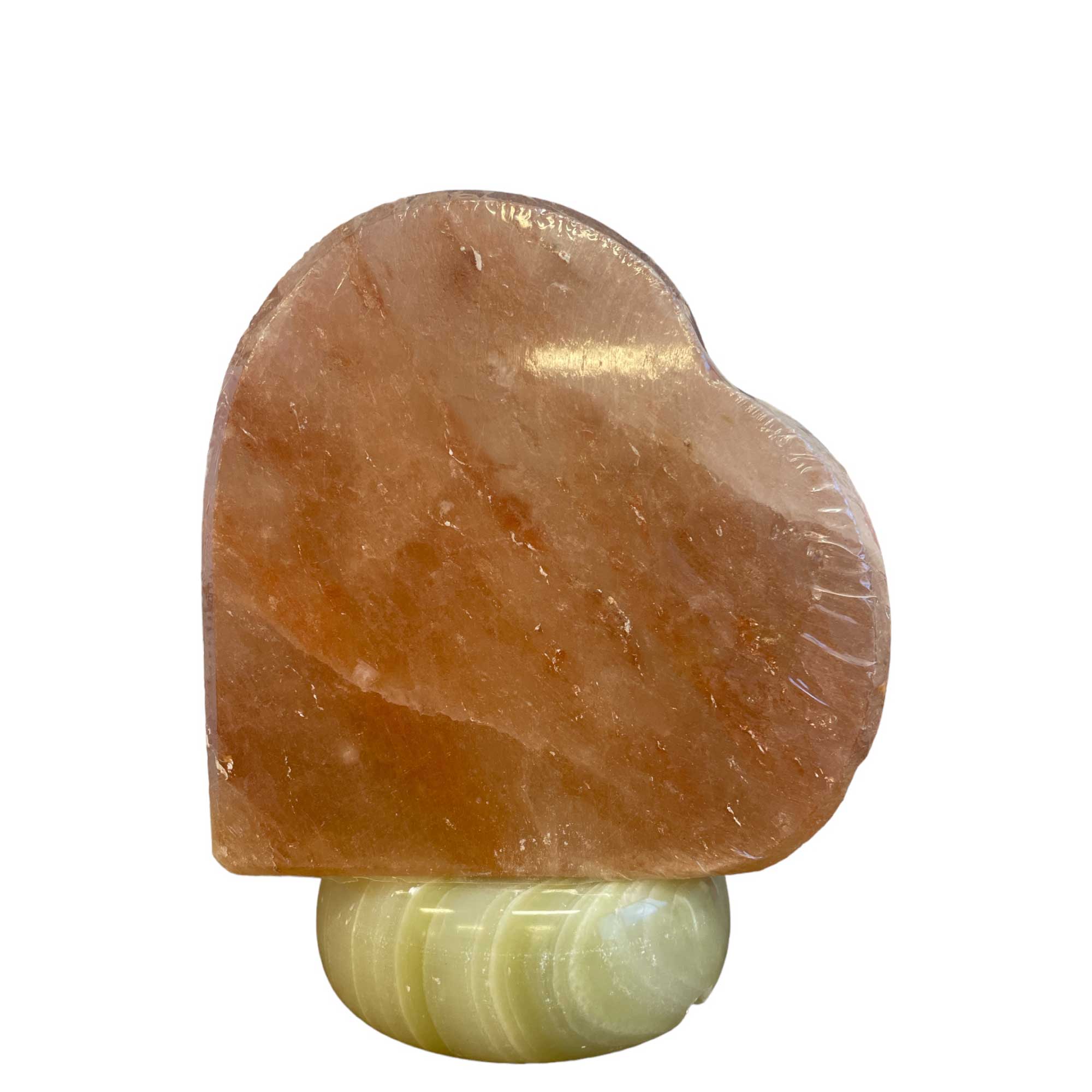 12V 12W Himalayan Pink Salt Lamp - Hand Carved Natural Rock Crystal Night Light with On/Off Switch | Relaxing Bedroom, Yoga Studio & Meditation Room Decor
