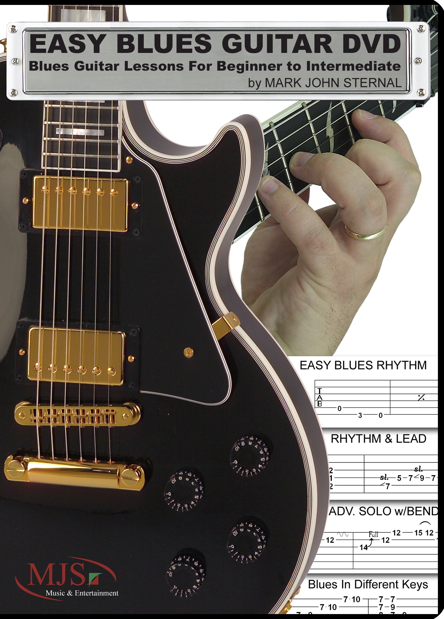 Easy Blues Guitar DVD: Beginner to Intermediate Blues Guitar Lessons - Learn Blues Guitar at Home for Practice & Performance