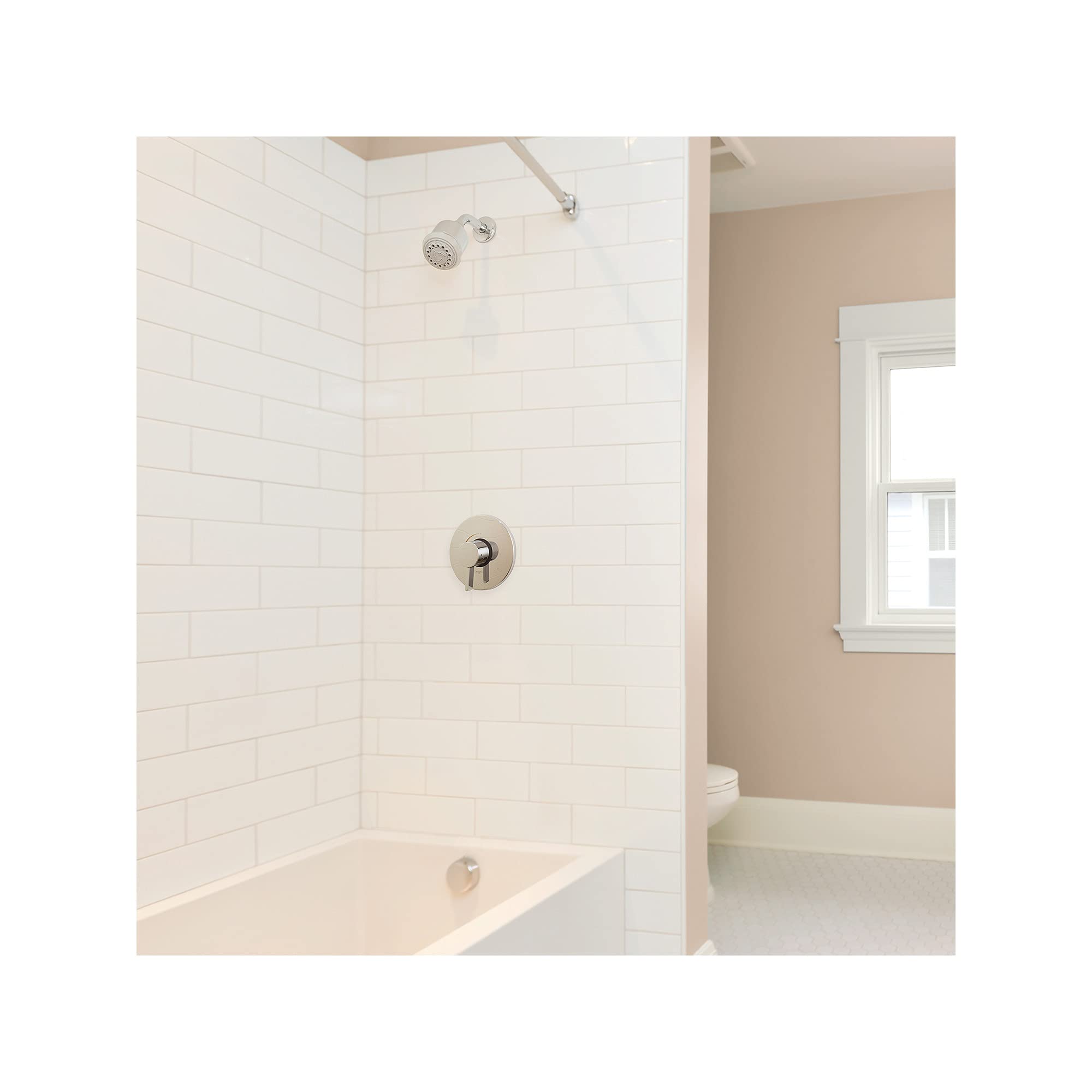Hansgrohe Clubmaster Complete Shower System - Modern 3-Spray Showerhead with Full, Pulsating Massage & Turbo Spray in Chrome | 2.5 GPM | Includes Rough-In Valve | Perfect for Luxury Bathroom Renovations & Spa-Like Shower Experience