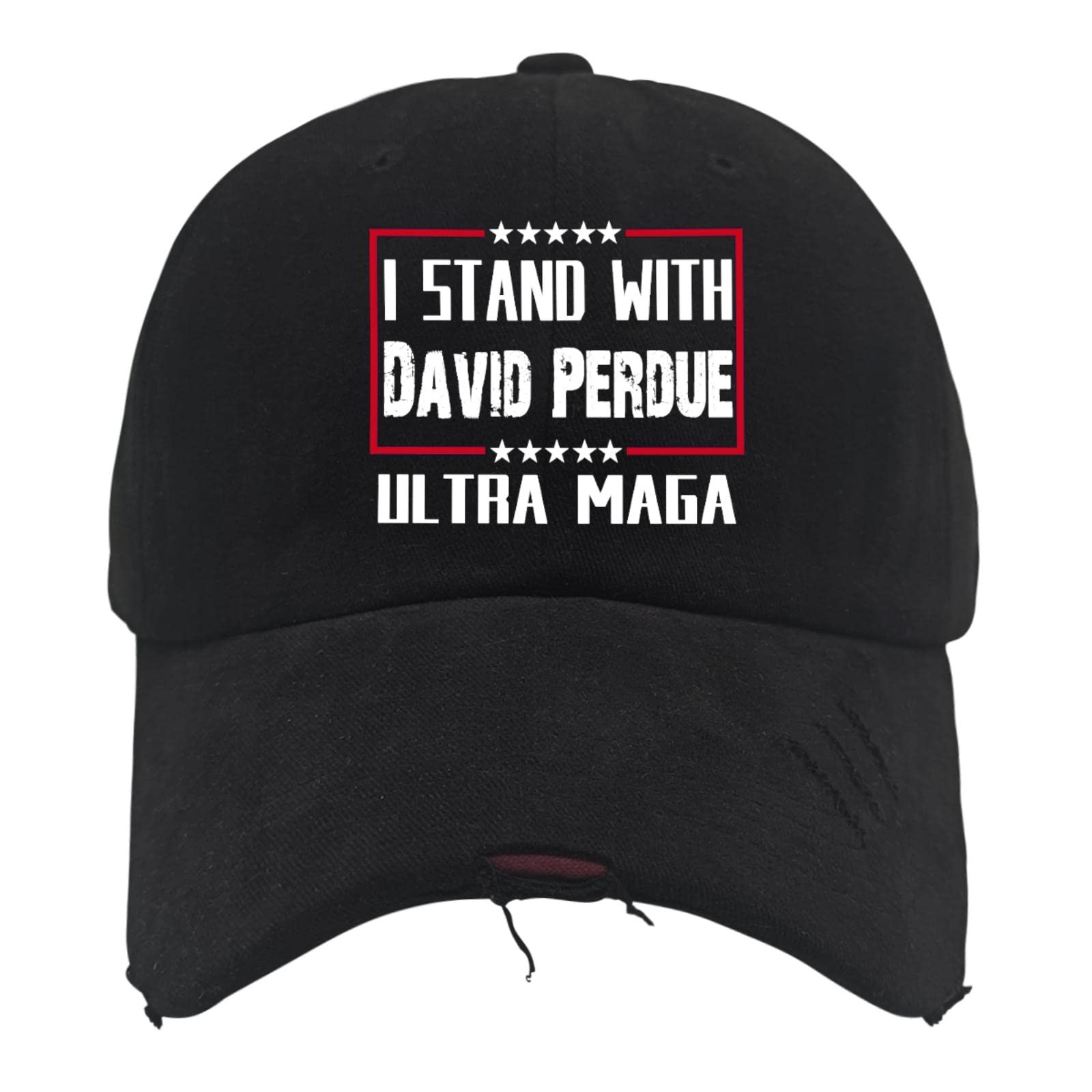 Men's Aumgo Baseball Cap - Ultra MAGA Hat with 'I Stand with Perdue' Design - Adjustable & Comfortable for Outdoor, Sports & Casual Wear