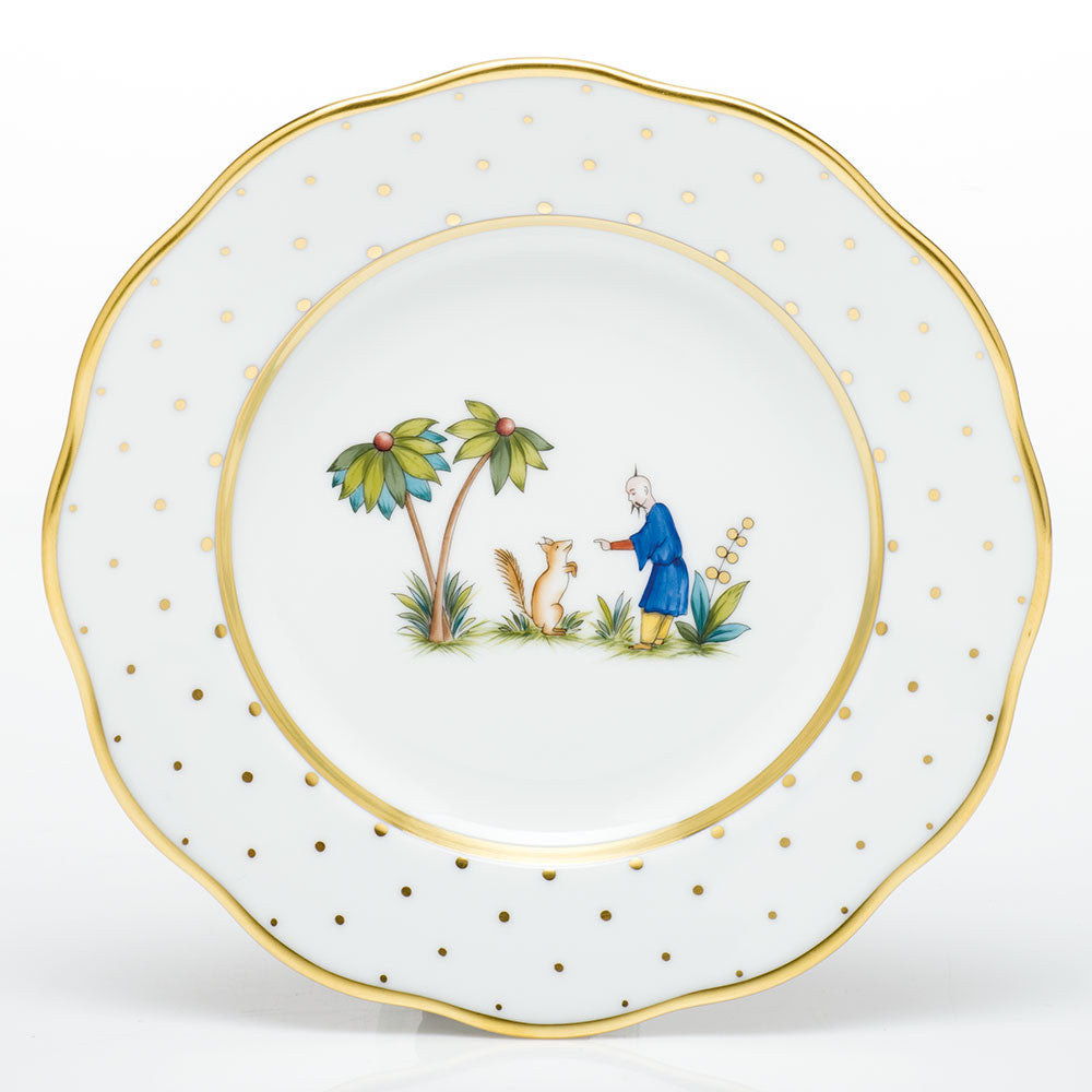 Asian Garden Salad Plate - Premium Ceramic Dinnerware Set for Healthy Eating | Perfect for Home, Restaurant, and Party Use