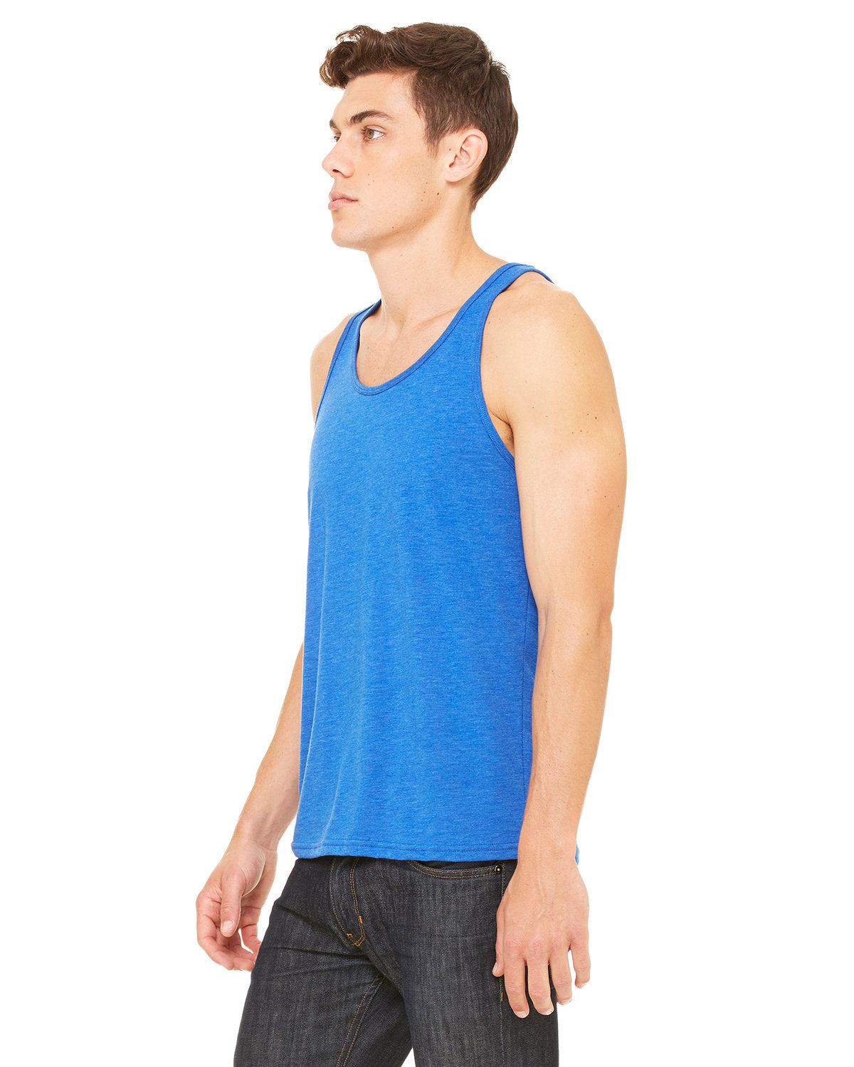 Bella + Canvas 3480 Unisex Jersey Tank Top - Soft Cotton Relaxed Fit for Men & Women - Perfect for Gym, Beach & Summer Outfits