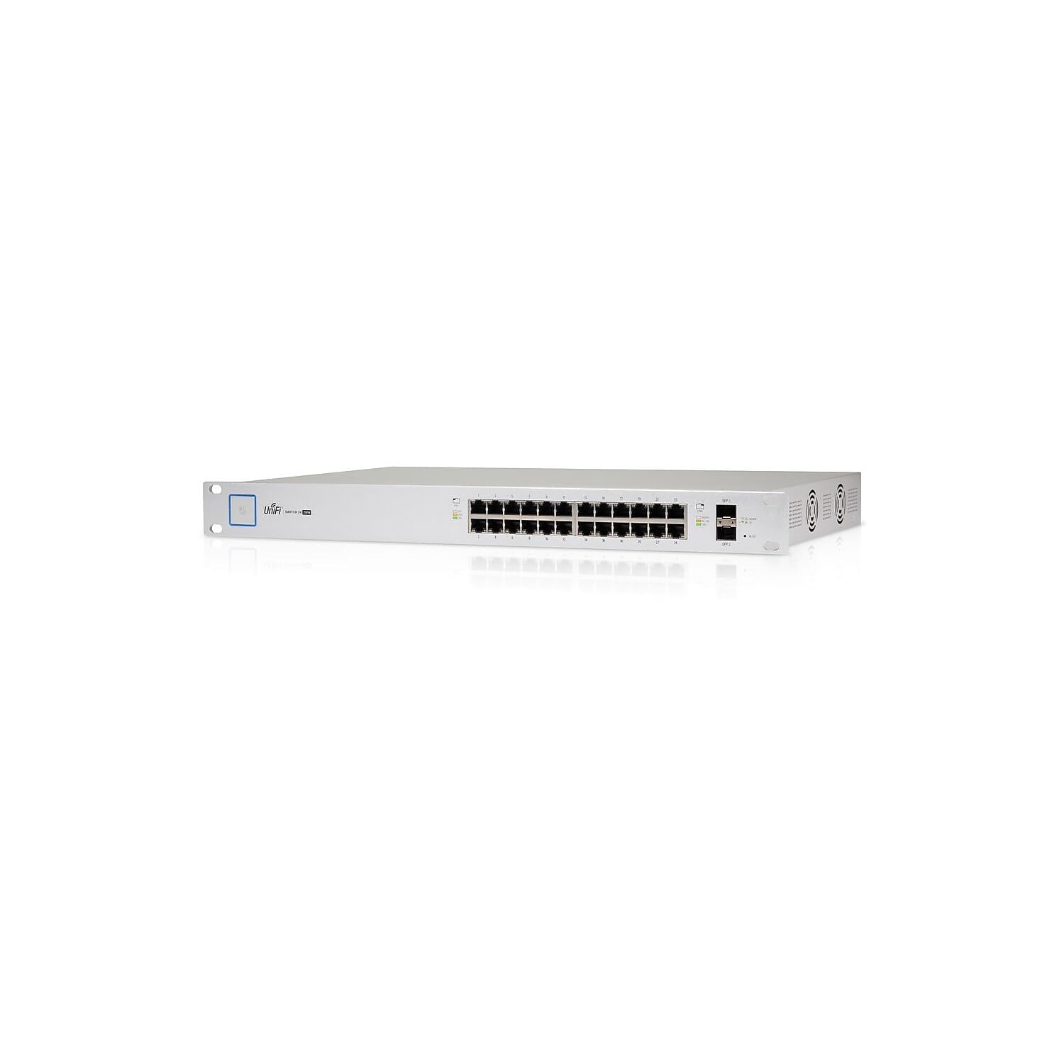 Ubiquiti US-24 250W UniFi Switch - 24 Port Gigabit Managed Ethernet Switch with PoE+ (White) - Ideal for Home Office, Small Business & Network Setup
