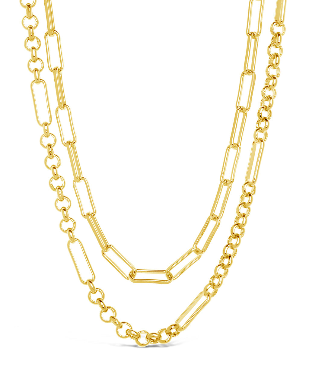 Shirin Layered Chain Necklace for Women - Elegant Gold & Silver Layered Necklaces - Perfect for Everyday Wear, Date Nights & Gifts