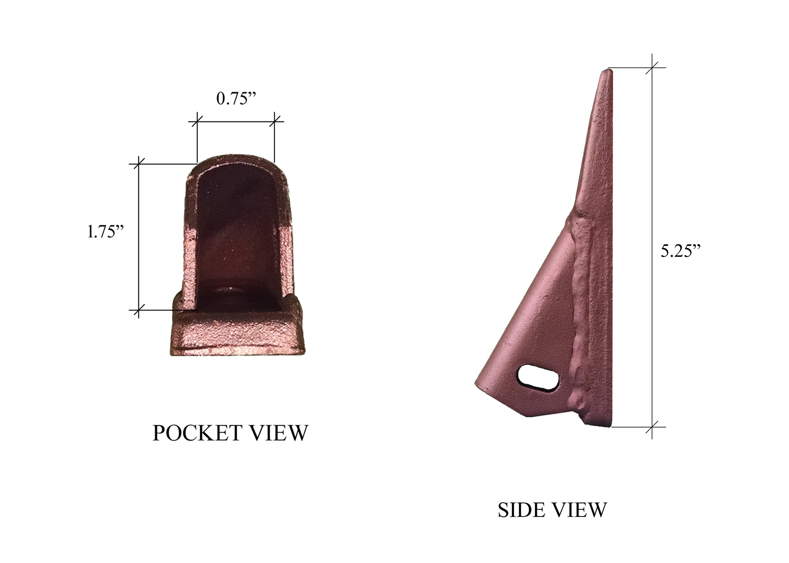 Gannon Scraper Box Shanks with Scarifier Teeth & Clips - Compatible with H920, 8075, K1306 Models - Heavy-Duty Landscaping & Soil Preparation Tool for Tractors