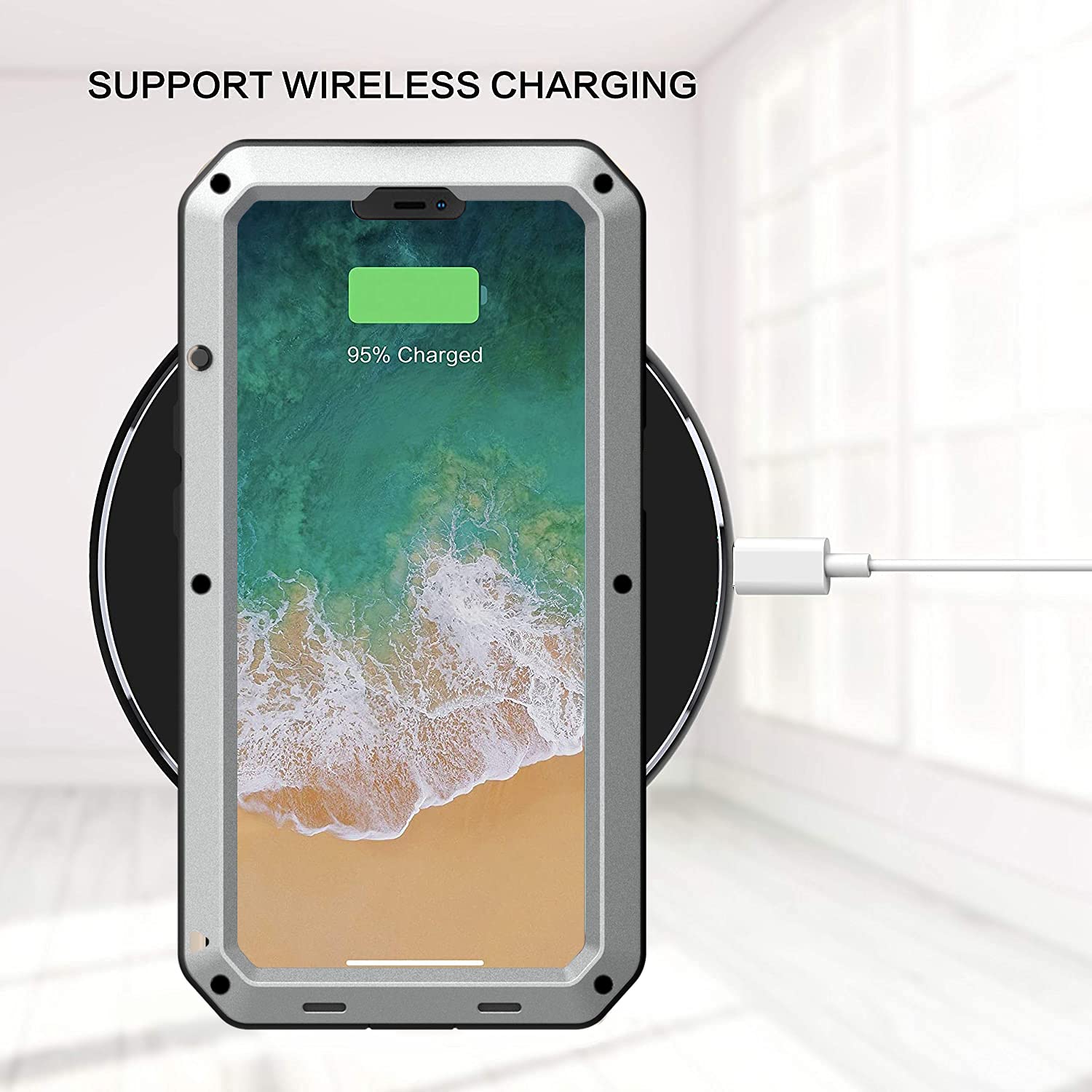 Marrkey Heavy Duty Shockproof Armor Case for iPhone 13 Pro Max (6.7