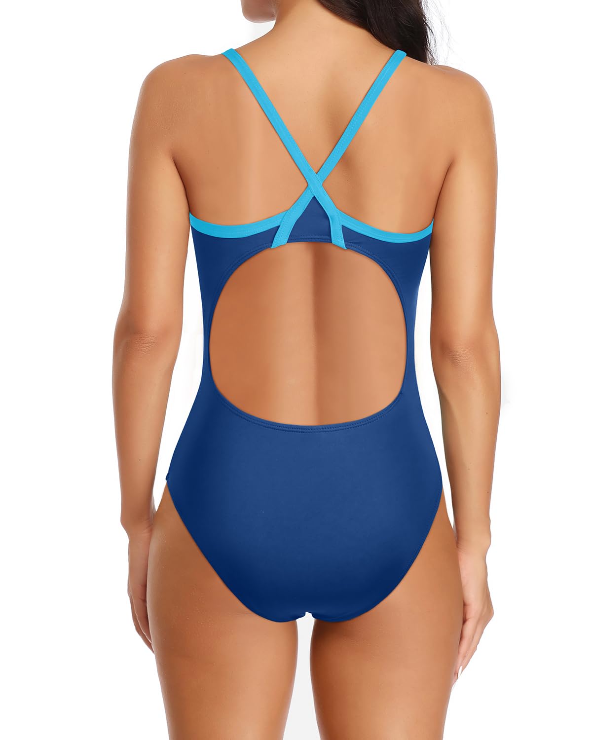 Yonique Women's One Piece Athletic Swimsuits - Sport Training Swimwear for Swimming, Surfing & Water Aerobics | High Performance Bathing Suit for Active Women