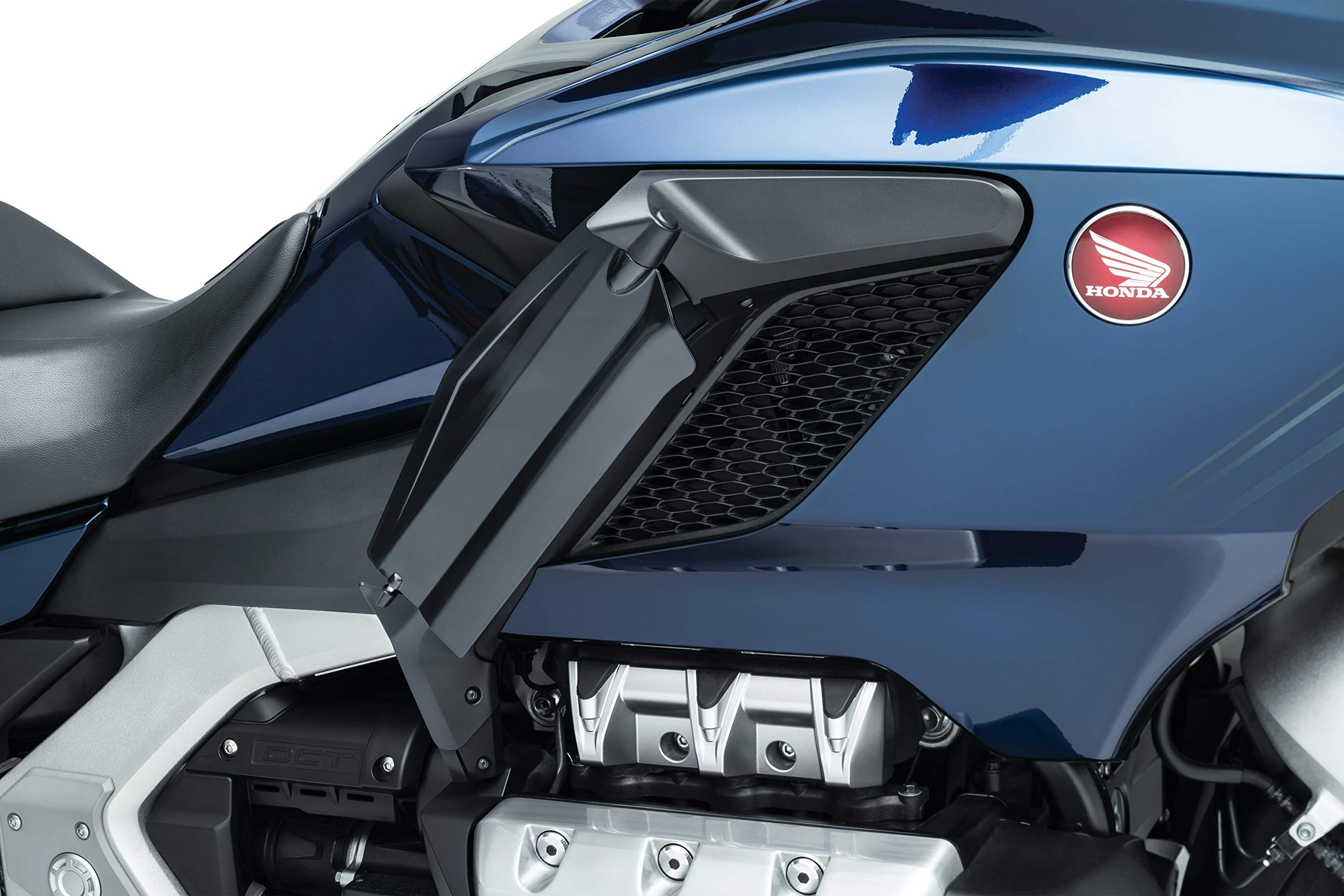 Kuryakyn 6579 Dark Smoke Air Deflectors for 2018-2020 Honda Gold Wing Motorcycles - 1 Pair Motorcycle Accessory for Wind Protection & Comfortable Riding
