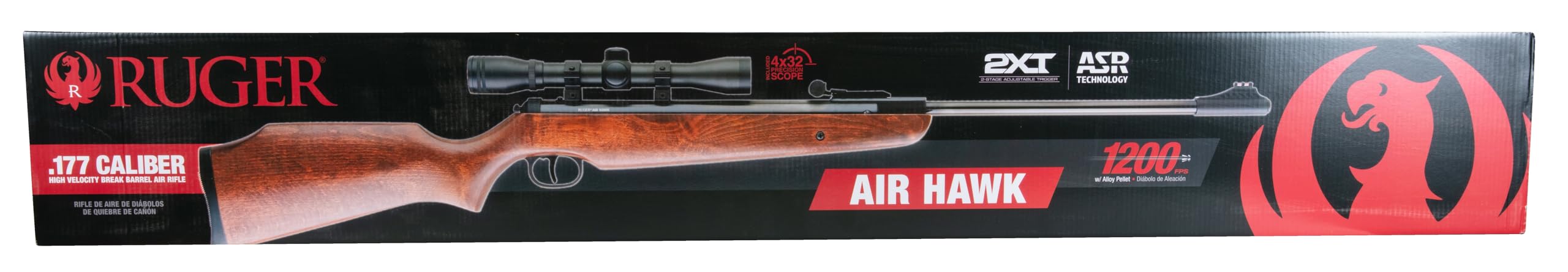 Umarex Ruger 2244001 .22 Caliber Pellet Air Rifle - Powerful & Accurate for Hunting, Target Practice & Pest Control