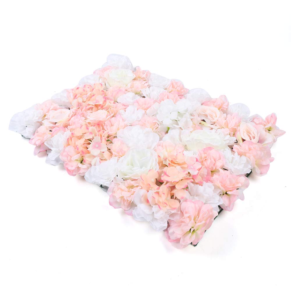 6PCS Artificial Flower Wall Decor Backdrop - 15.7