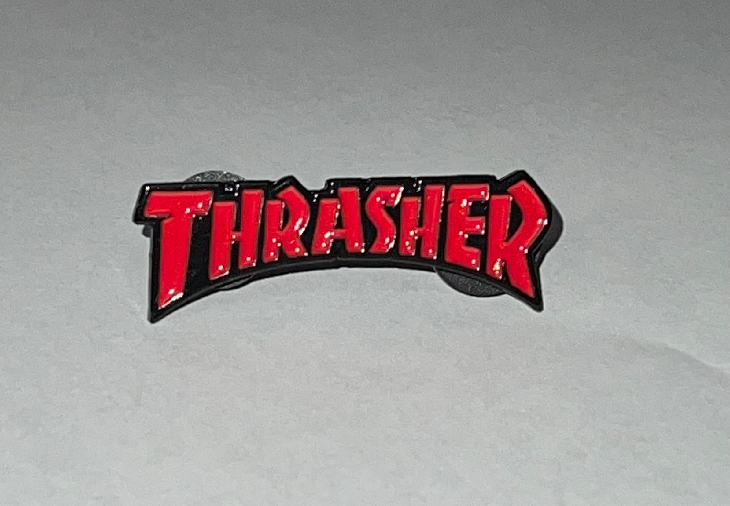 Thrasher Skateboard Magazine Enamel Pin - Punk Rock Badge for Skateboarders, Fans & Collectors - Perfect for Jackets, Backpacks & Skate Gear