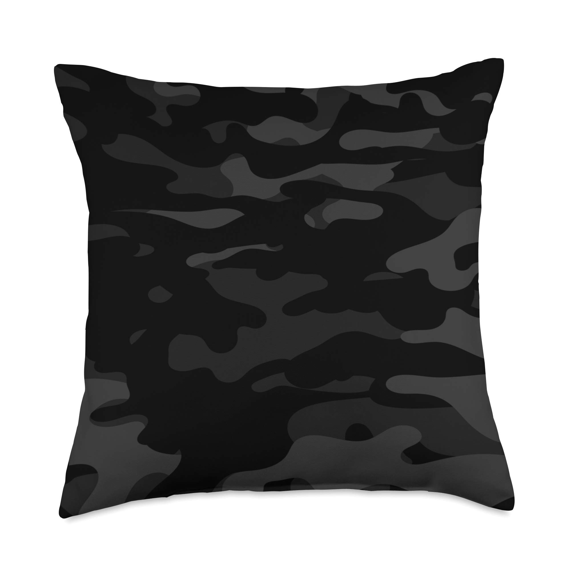 Modern Army Camo Design Throw Pillow 18x18 Inch - Decorative Sofa & Couch Pillow for Living Room, Bedroom - Multicolor Camouflage Home Decor for Military Theme, Man Cave, Hunting Lodge