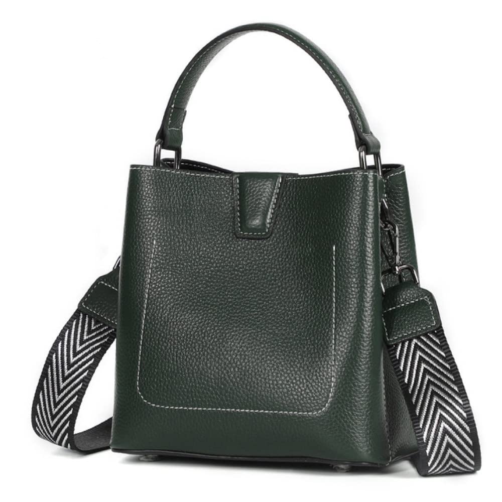 Stylish Women's Top-Handle Bucket Shoulder Bag - Fashion Crossbody Purse for Ladies (Green) | Perfect for Work, Travel & Daily Outfits