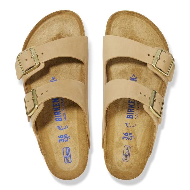 Arizona Women's Soft Nubuck Sandals - Comfortable Casual Sandals for Beach, Travel & Everyday Wear