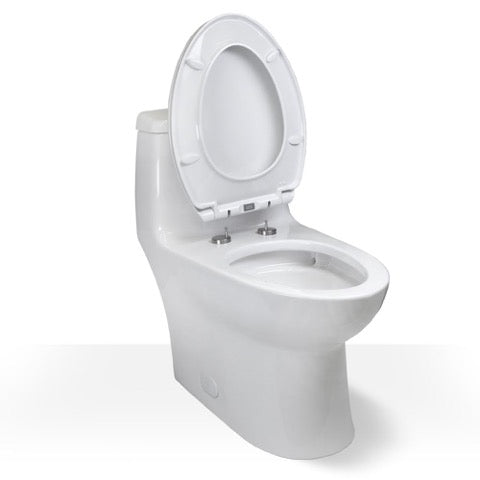 Soft Close Toilet Seat - Quiet & Durable Bidet Compatible Toilet Seat Cover - Perfect for Bathroom Upgrade & Home Comfort