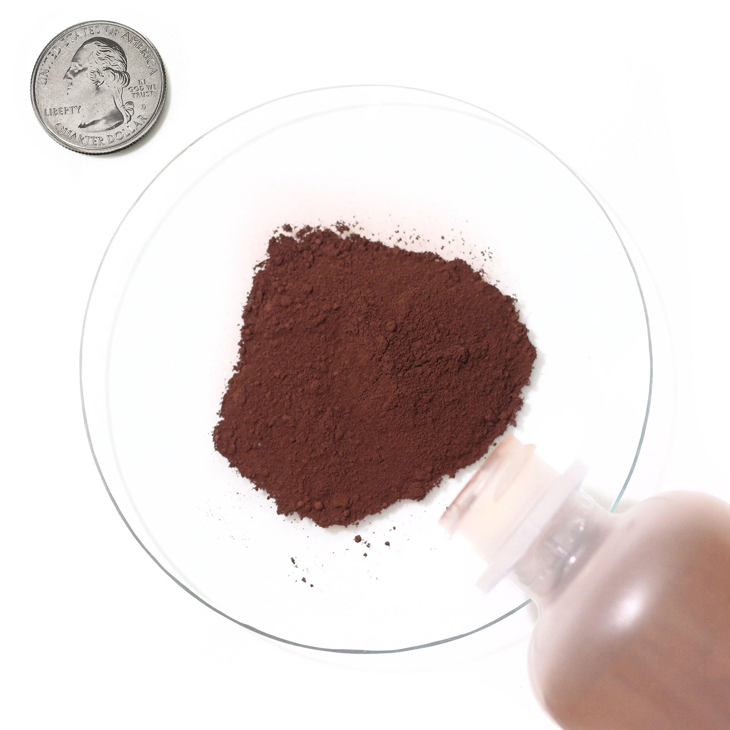 99.7% Pure Iron Oxide Red Powder - 25 Micron Particle Size (4 oz) for Soap Making, Epoxy Resin Coloring & DIY Crafts
