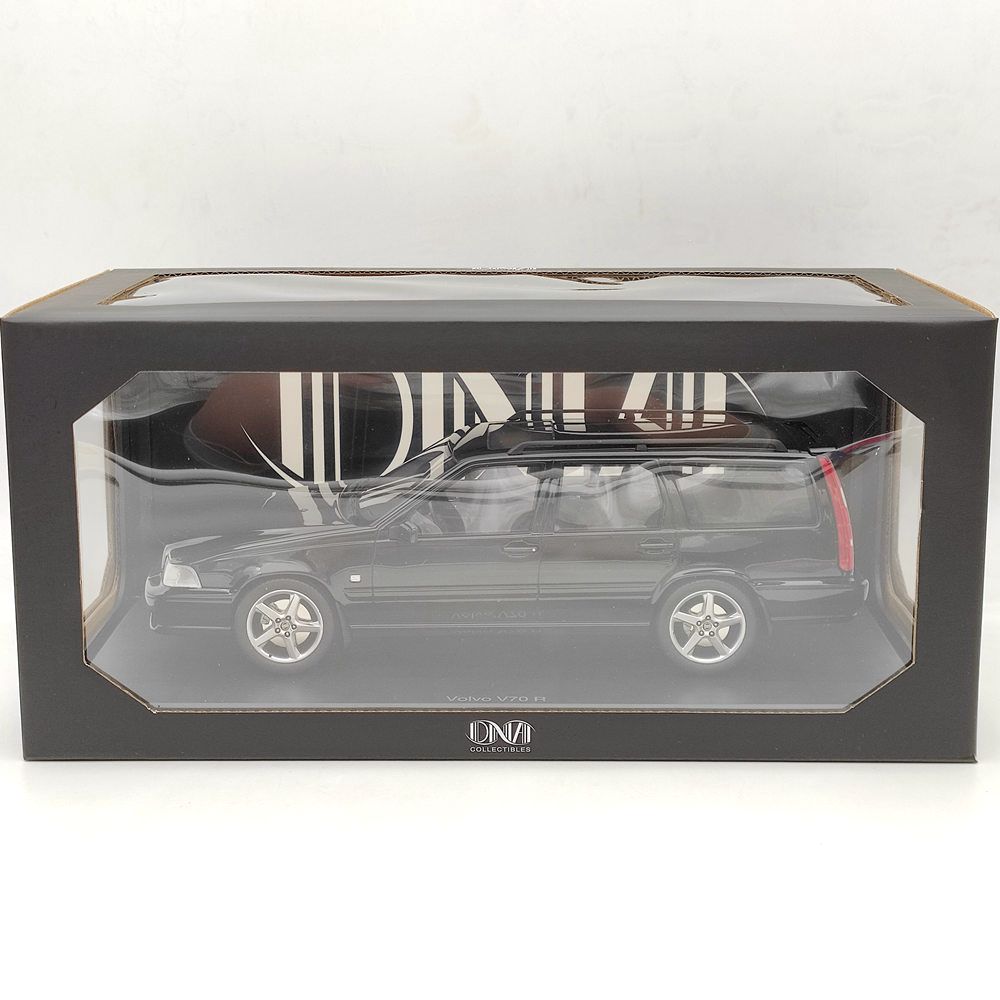 1/18 Scale VOLVO V70 R P80 1998 Limited Edition Resin Model Car - DNA Collectibles DNA000232 Black - Perfect for Car Enthusiasts, Collectors & Home/Office Display