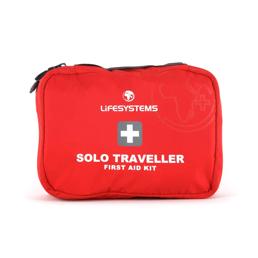 Lifesystems Solo Traveller First Aid Kit - Compact Emergency Medical Supplies for Hiking, Camping & Travel - Essential Safety Kit for Outdoor Adventures