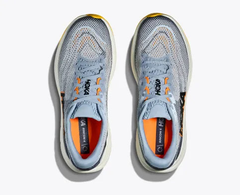 HOKA Rincon 4 Wide Running Shoes for Men - Drizzle/Nautical Dusk | Lightweight Cushioned Sneakers for Road Running, Jogging & Daily Wear