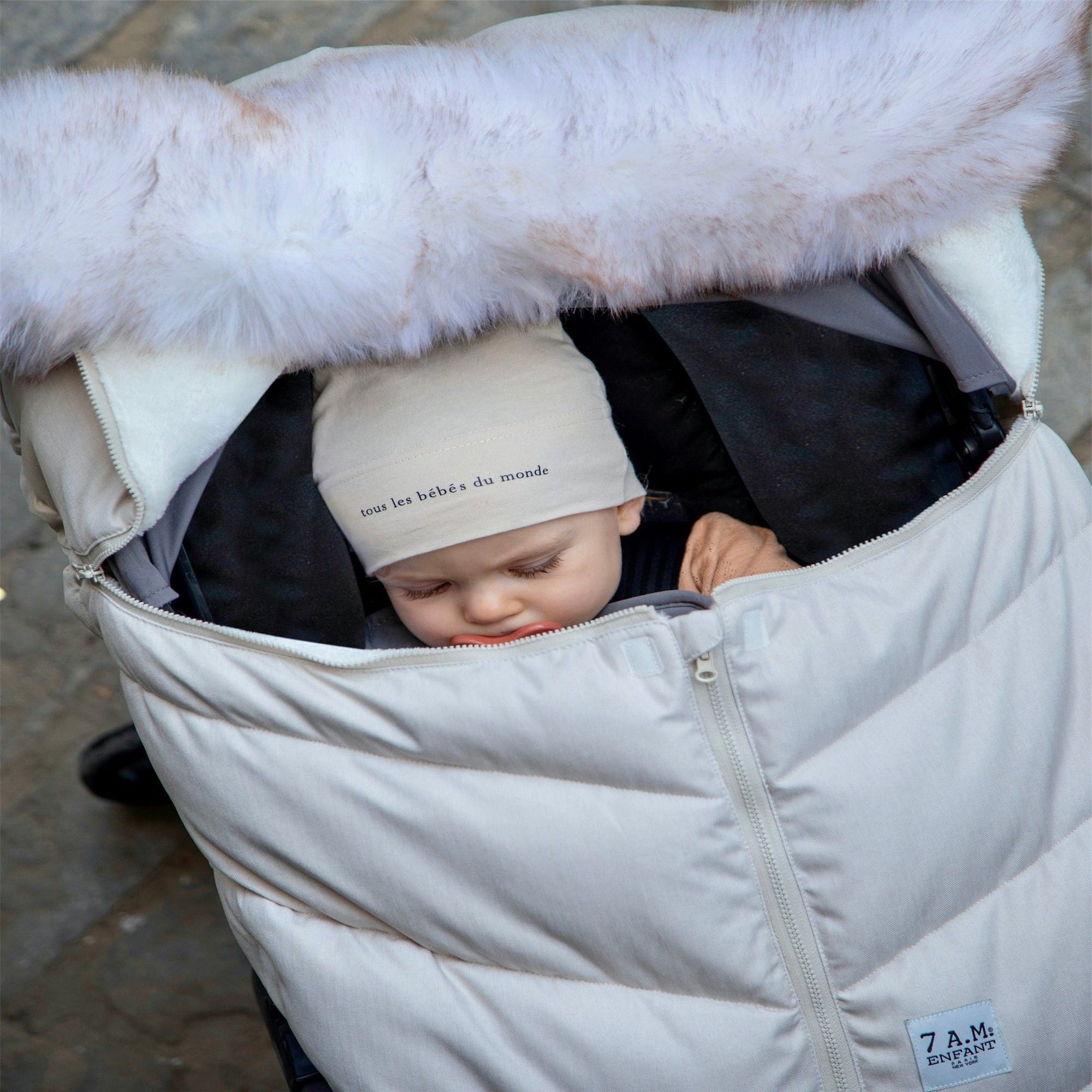 Premium Car Seat Cocoon for Baby - Soft & Warm Tundra Style - Perfect for Winter Travel, Stroller, and Outdoor Adventures