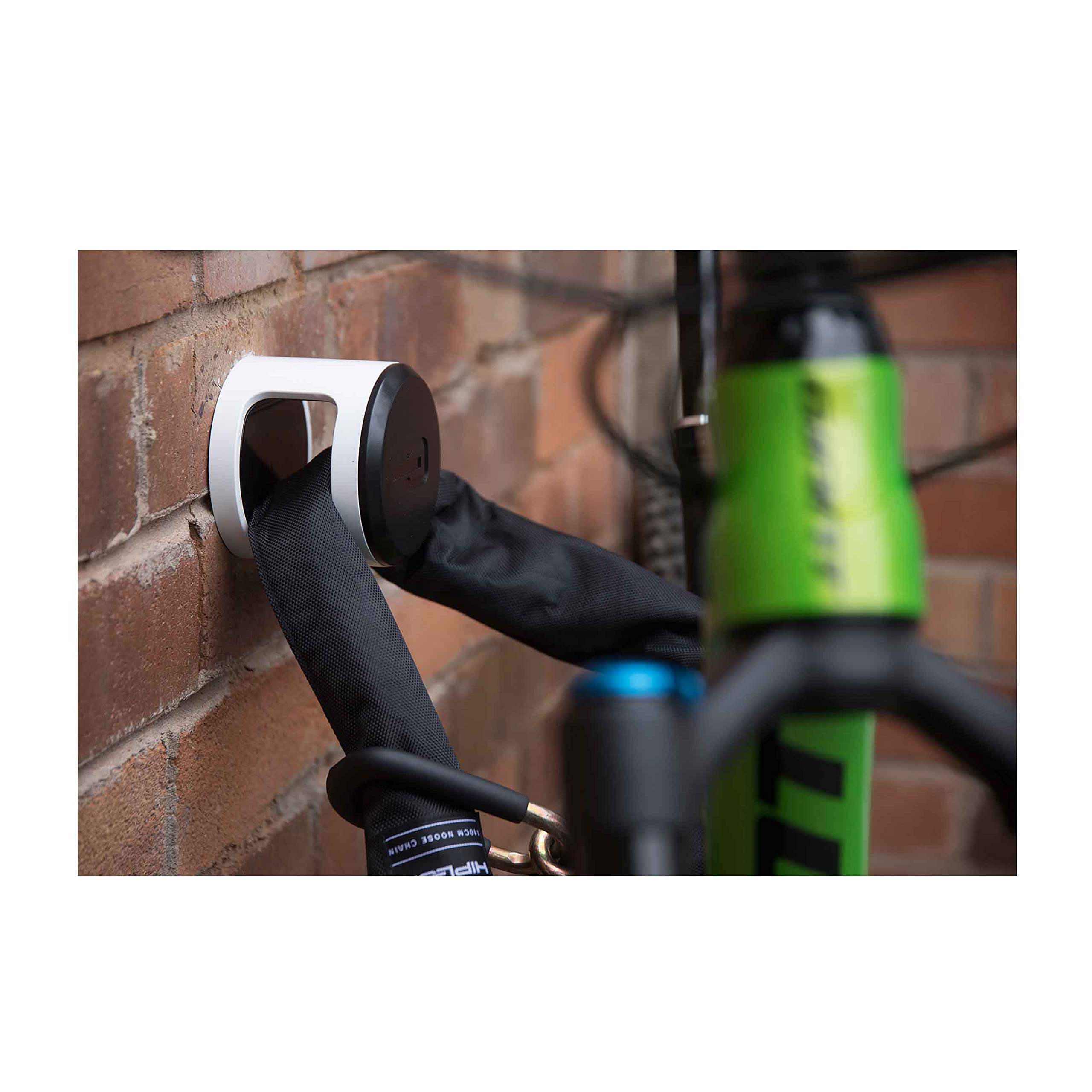 Hiplok ANKR Heavy Duty Ground & Wall Anchor - Secure Bike Lock Mount for Outdoor & Garage Use