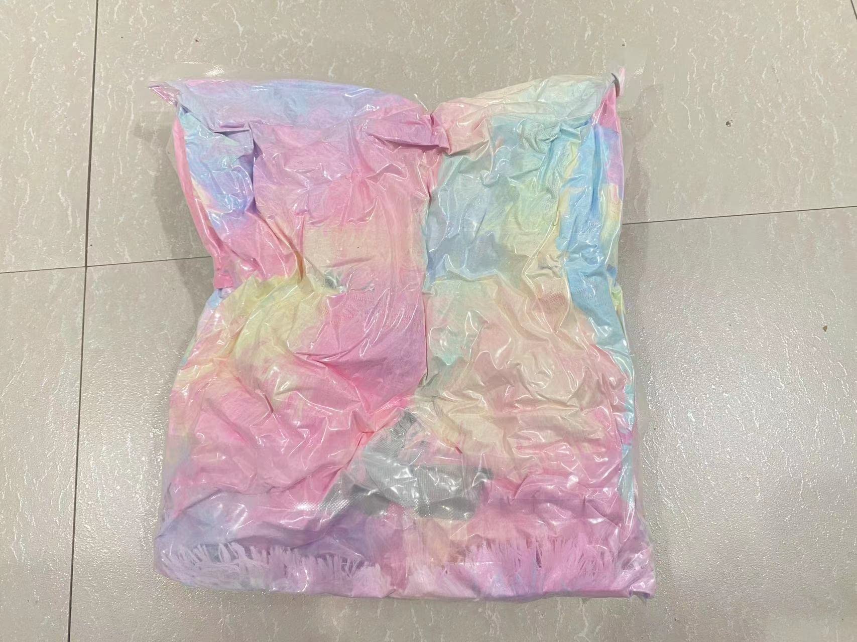 Rainbow Faux Fur Blanket Queen Size - Reversible Fluffy Plush Throw for Bed, Couch & Sofa - Soft Cozy Shaggy Tie Dye Decorative Blanket for Winter Nights, Movie Time & Home Decor