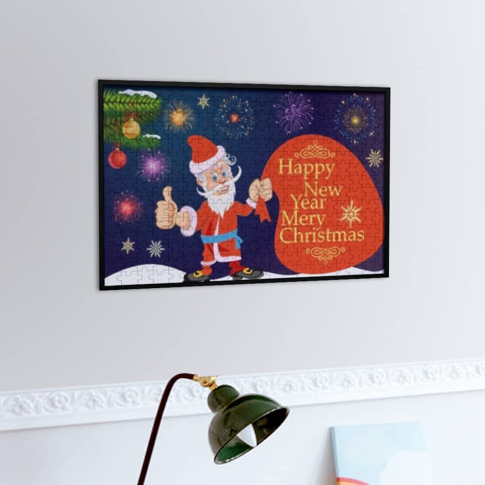 1000 Piece Santa Claus Jigsaw Puzzle - Merry Christmas Holiday Puzzle for Adults, Teens & Kids | Creative Gift, Fun Family Game | Multiple Sizes Available | Perfect for Holiday Decor, Family Bonding & Relaxation