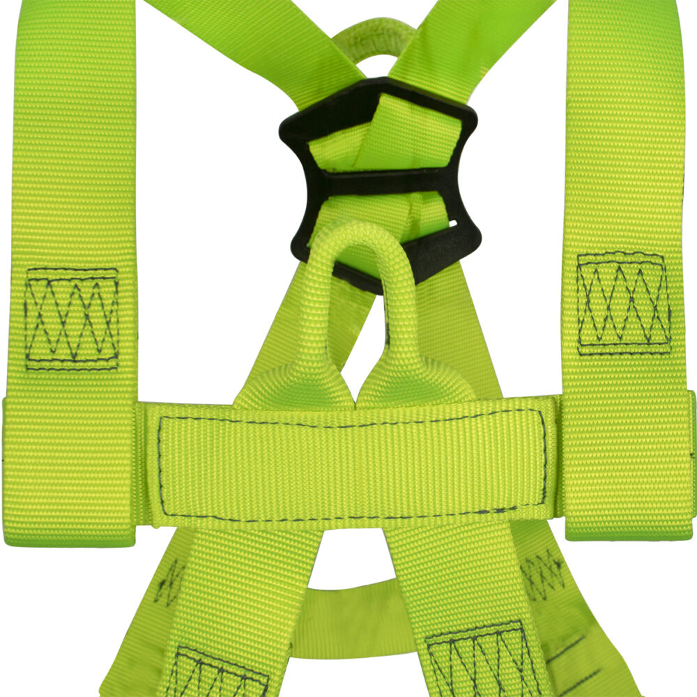 Arc Flash Full Body Harness with Soft Dorsal & Sternal Loop - DE MB Torso & DE QC Legs for Electrical Safety Work - Ideal for Industrial Maintenance & Utility Line Workers