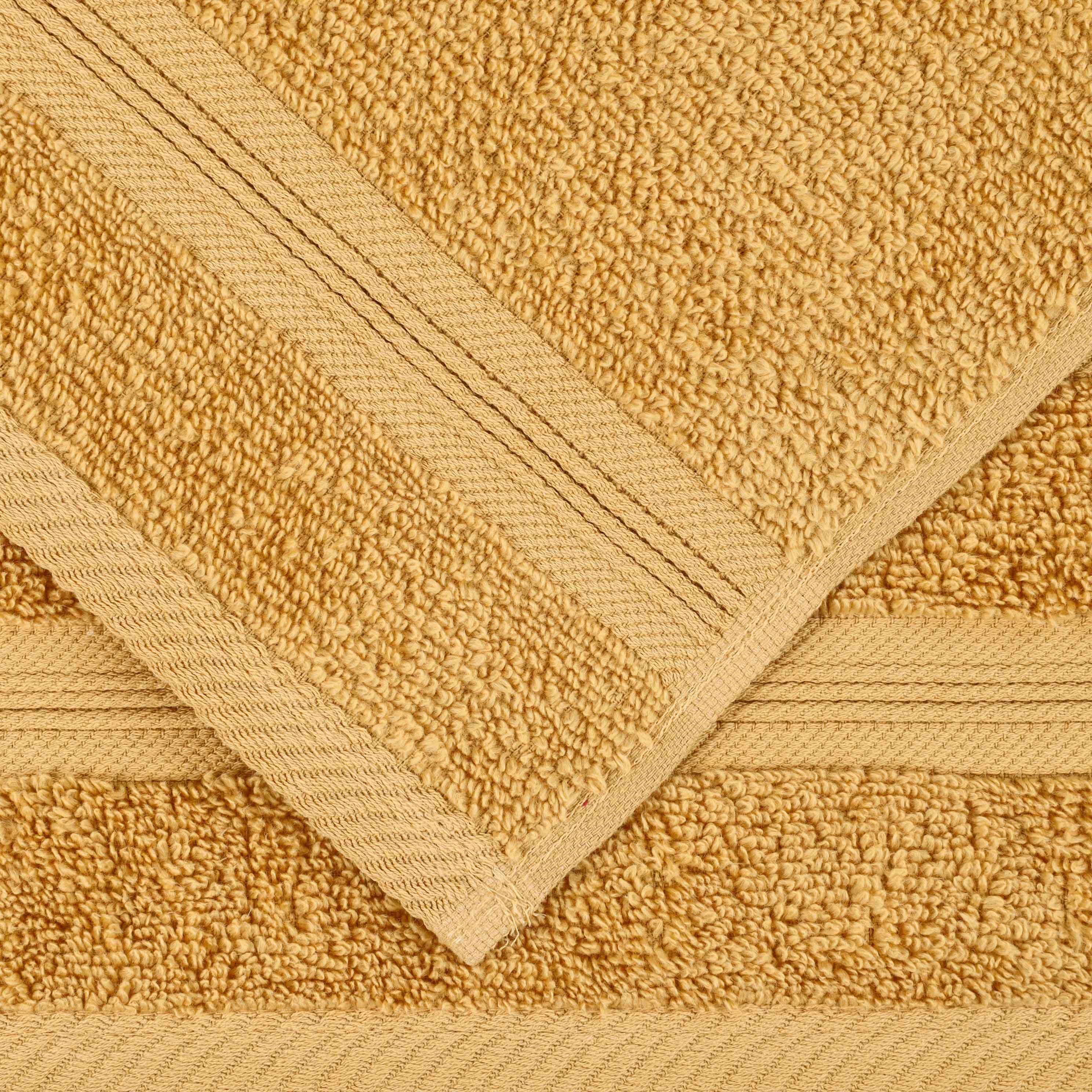 Premium Smart Dry Zero Twist Cotton 3-Piece Towel Set - Ultra Soft & Absorbent Bath Towels, Hand Towels & Washcloths - Perfect for Spa, Bathroom & Luxury Home Decor
