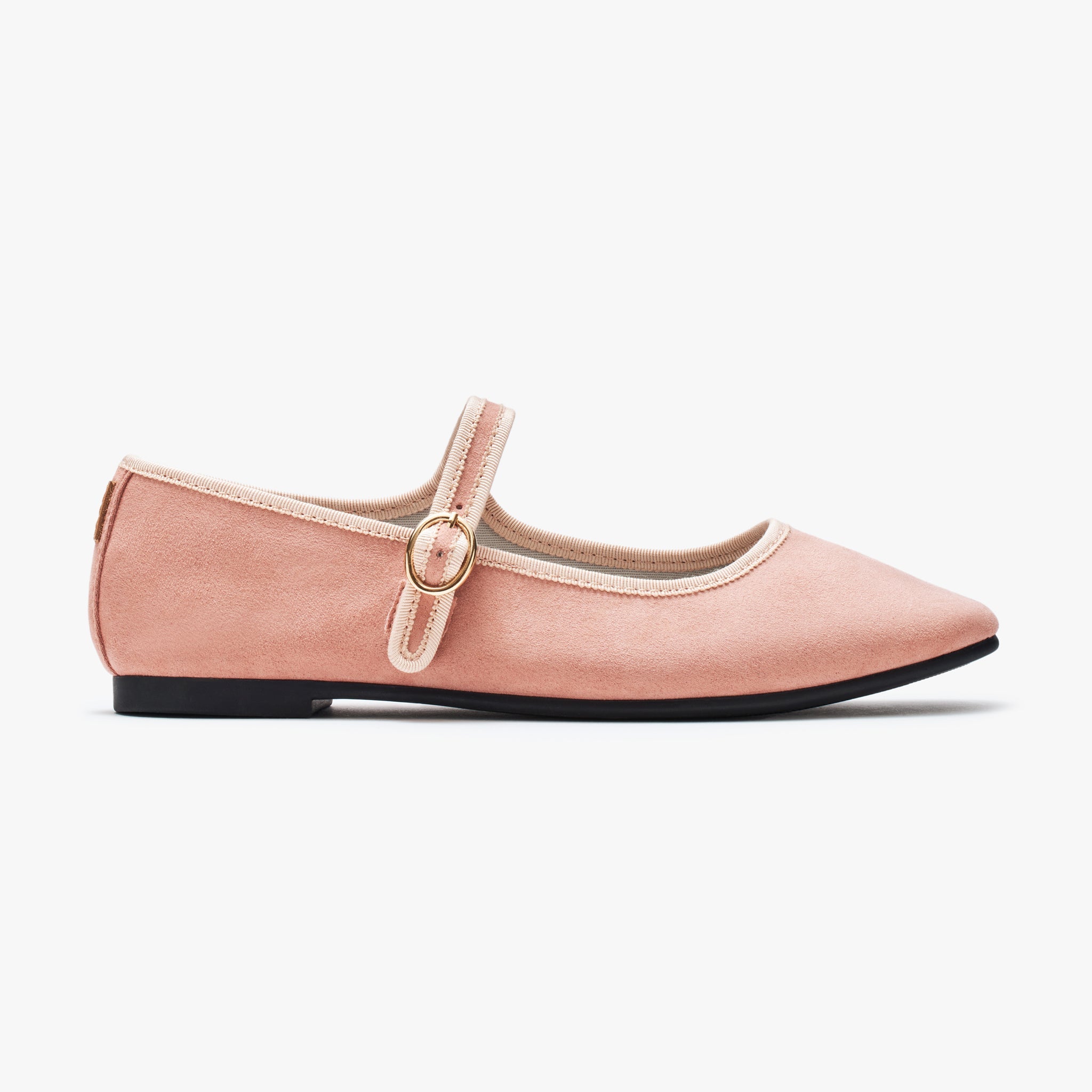 Belle Mary Jane Shoes for Women - Blush Pink Comfortable Flats with Bow Detail - Perfect for Work, Weddings & Casual Outfits