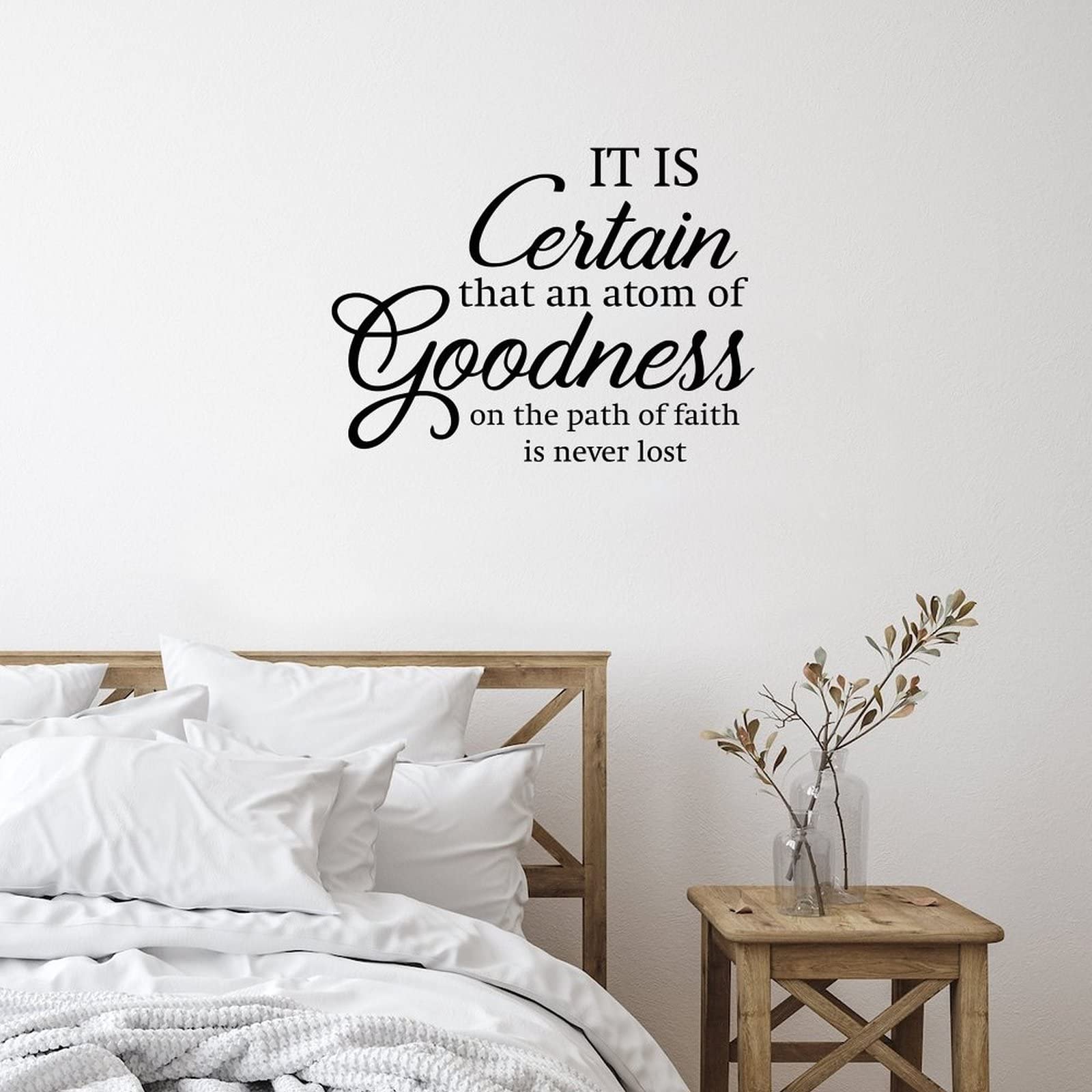 Faith Inspirational Wall Decal - Peel & Stick Vinyl Letter Stickers for Classroom, Dorm, Office Decor