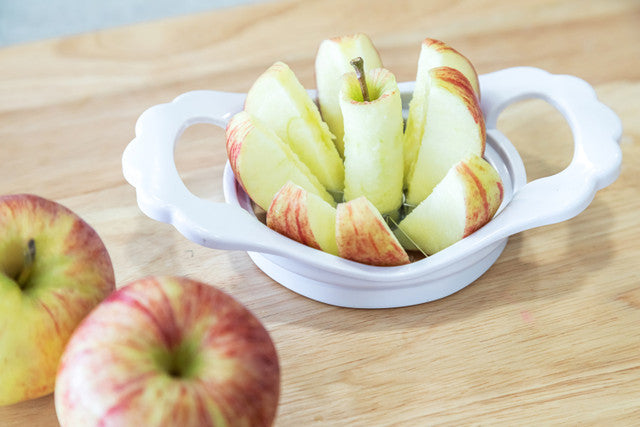 Premium Stainless Steel Apple Corer and Wedger - Easy Fruit Slicing Tool for Baking, Snacks & Healthy Eating - Perfect for Apple Pies, Salads & Kids Lunchboxes