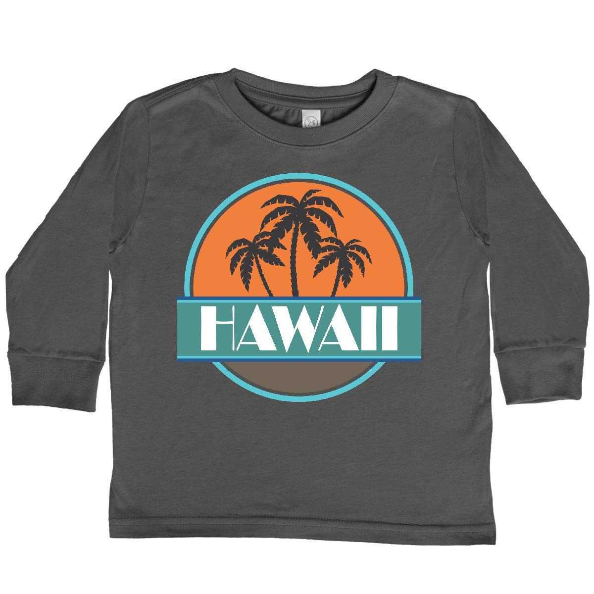 Inktastic Hawaii Vacation Trip Toddler Long Sleeve T-Shirt - Cute Hawaiian Print Shirt for Boys & Girls - Soft Cotton Tee for Beach Travel, Family Vacation & Tropical Theme Parties