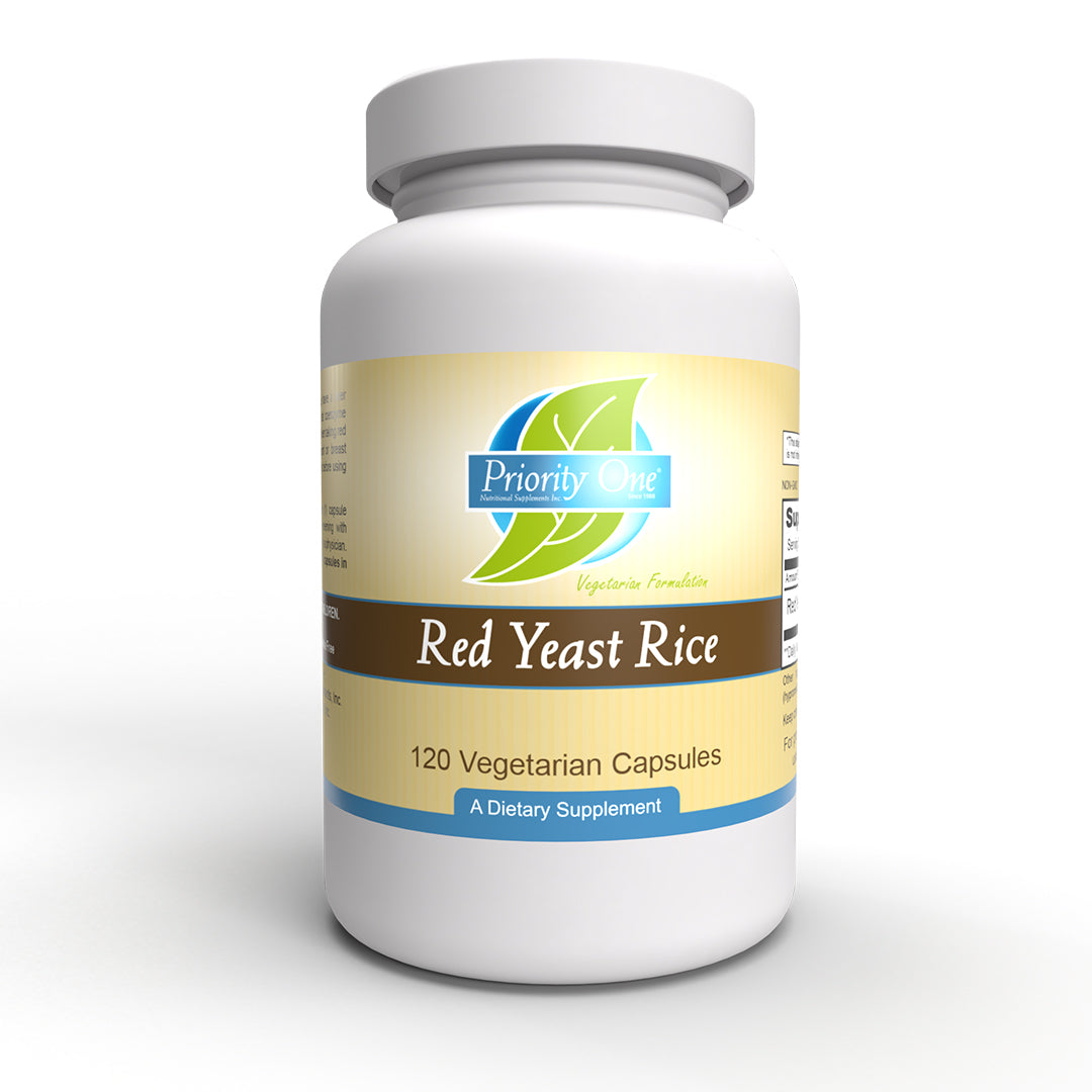Red Yeast Rice Supplement 120 Vegetarian Capsules - Supports Healthy Cholesterol & Triglyceride Levels* - Perfect for Heart Health & Daily Wellness Routine