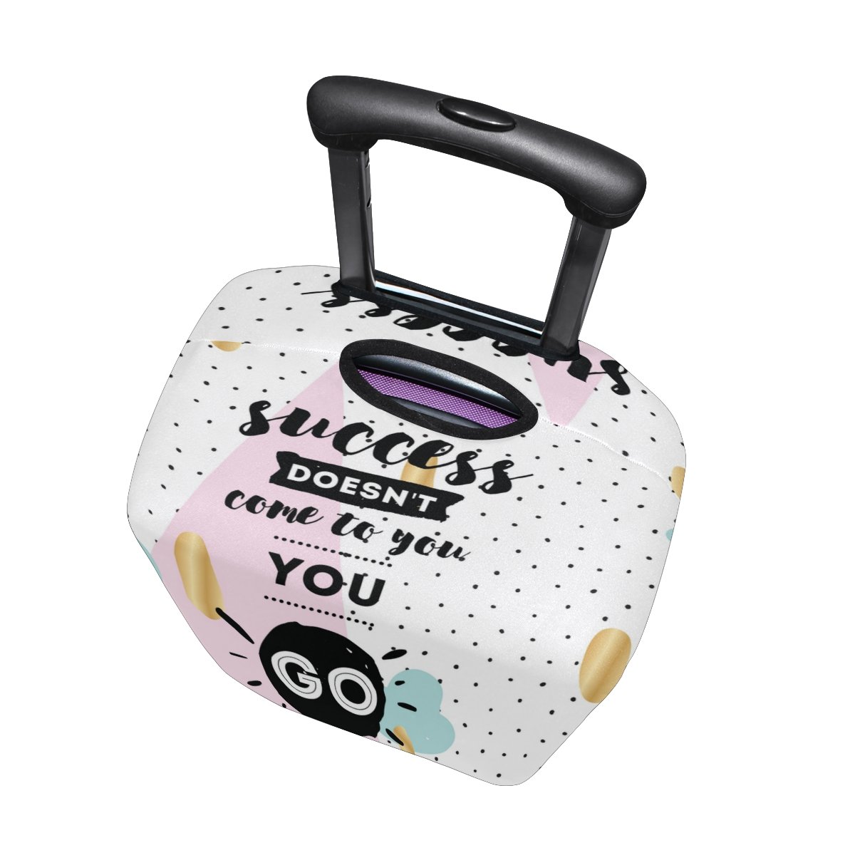 U LIFE Inspirational Luggage Cover - Motivational Quote Suitcase Protector for Travel, Men & Women - Perfect for Airports, Vacations & Business Trips