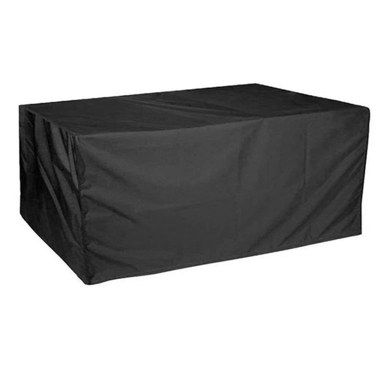 AMSAMOTION Waterproof Heavy Duty Outdoor Coffee Table Cover - 44x26x13 Inch Black Rectangular Patio Furniture Protector for Garden, Lawn, Deck & Backyard Use