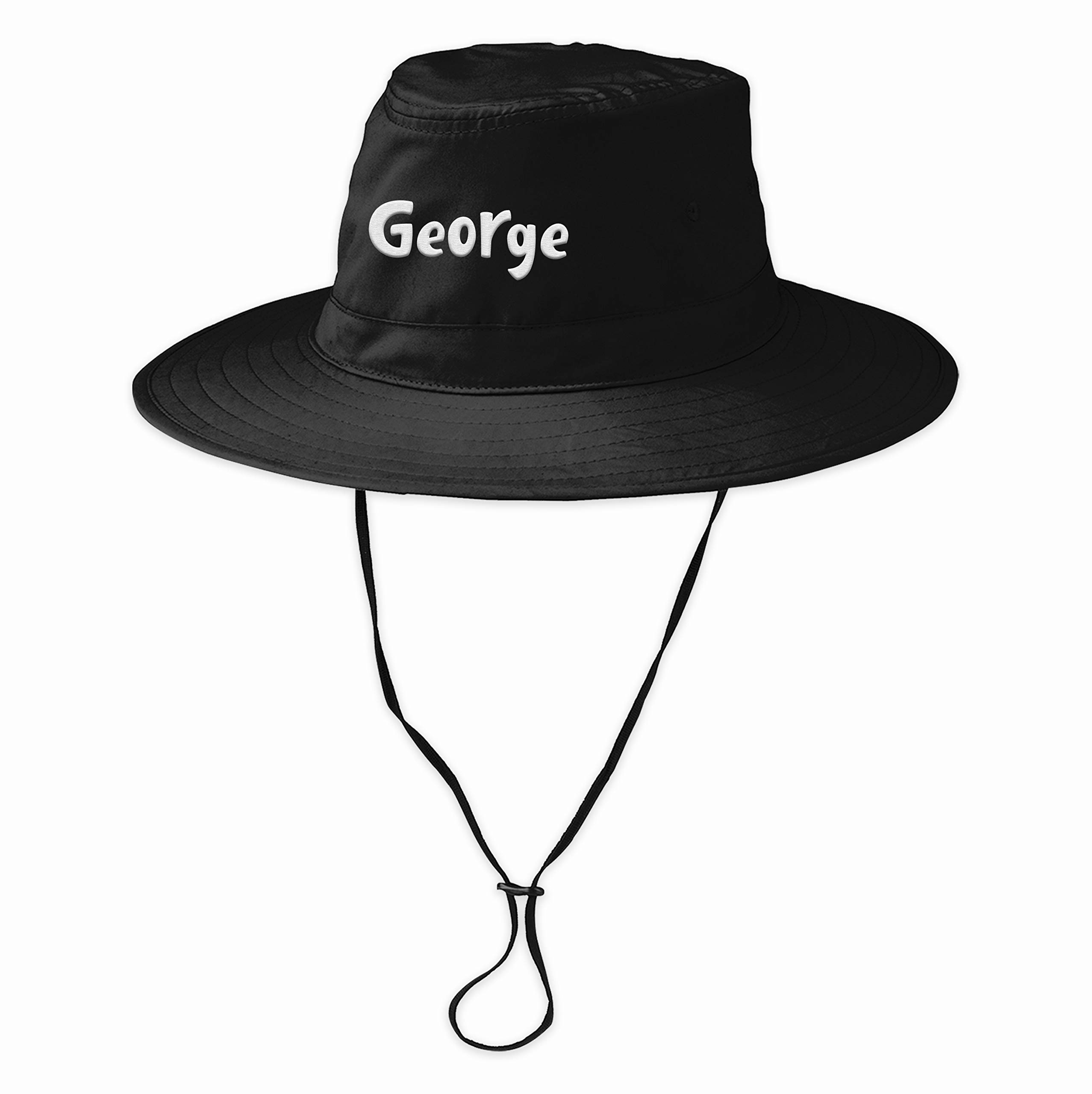 Custom Bucket Hat for Adults - Personalized Summer Sun Hat with UPF 30+ Sun Protection | Unisex Black Modern Style | Perfect for Beach, Fishing, Hiking & Outdoor Activities