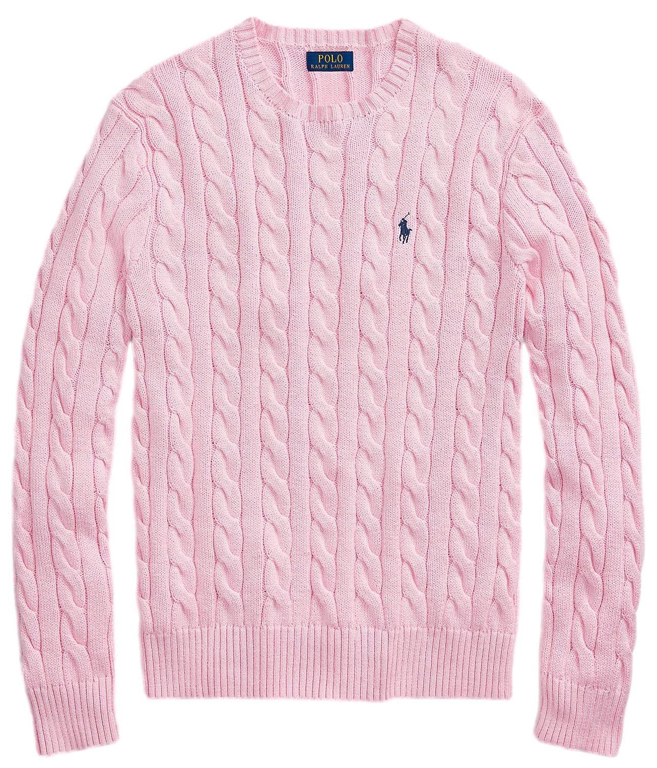 Ralph Lauren Men's Cable Knit Pullover Sweater - Classic Winter Warm Casual Wear for Office & Outdoor Activities
