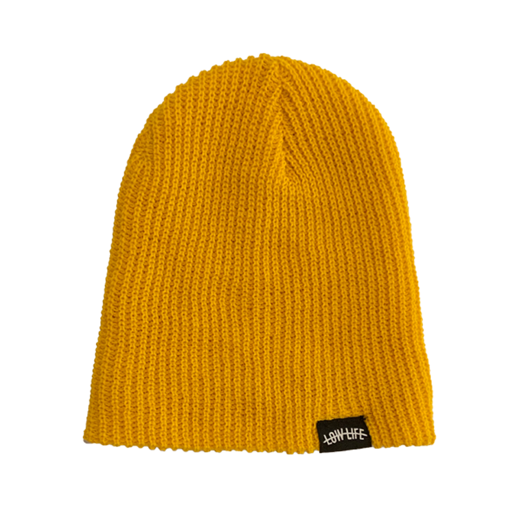 Stylish Woven Patch Ribbed Toque Beanie - Winter Warm Knit Hat for Men & Women - Perfect for Skiing, Snowboarding & Outdoor Activities