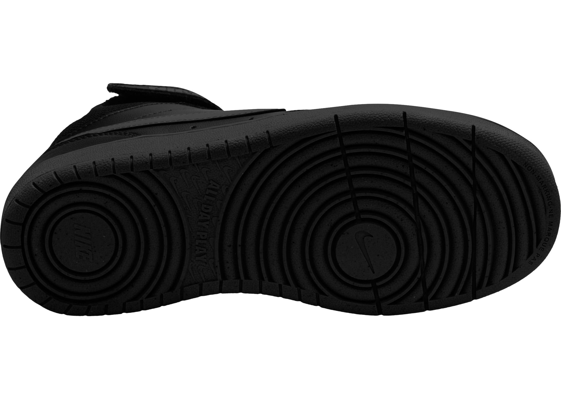 Nike Boys Court Borough Mid 2 Basketball Shoes - High Top Sneakers for Kids - Durable & Comfortable for School, Sports & Casual Wear