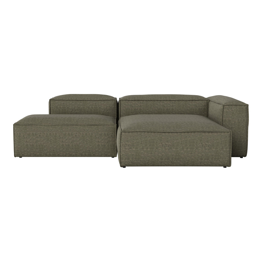 Cosima 2 Seater Sofa with Open End & Chaise - Modern Living Room Furniture for Small Spaces | Perfect for Apartments, Condos and Cozy Home Decor