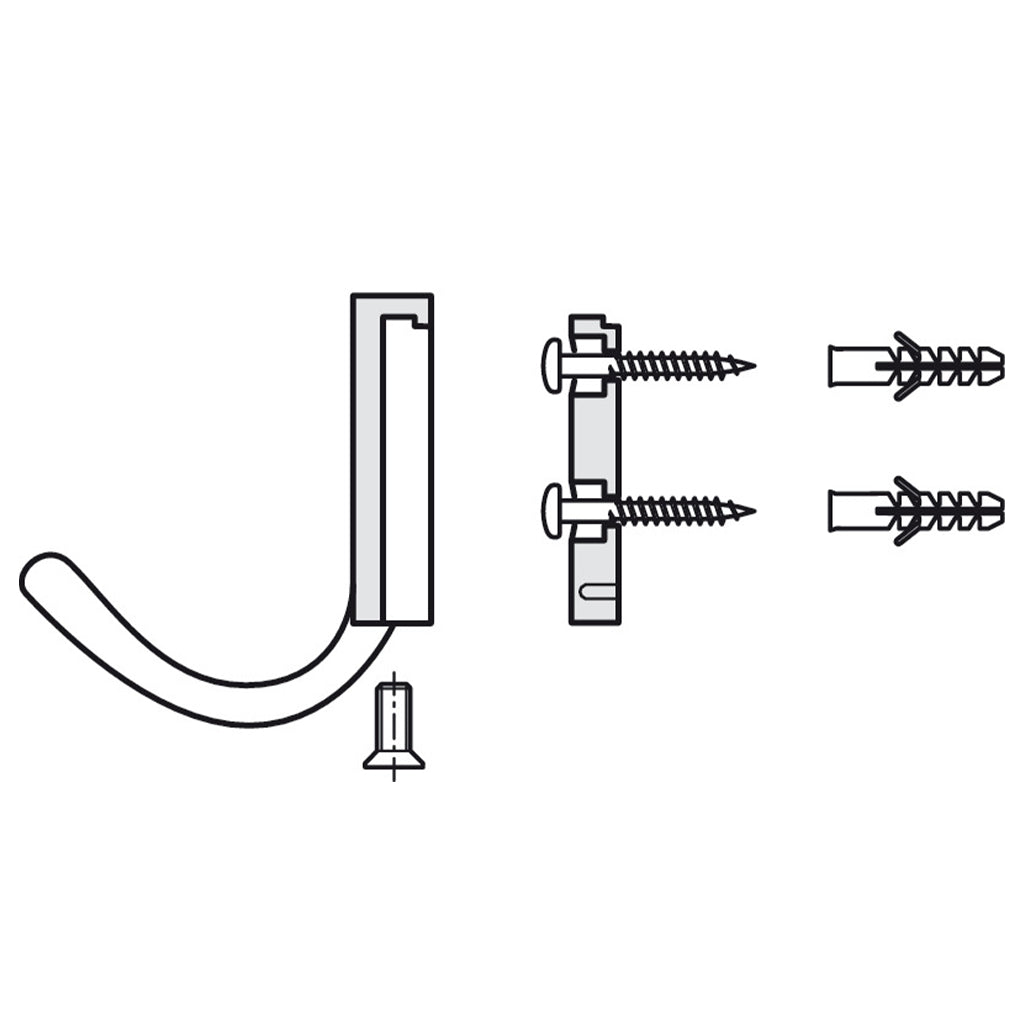 Wall Mounted Coat Hook - 3 Stylish Finishes for Hanging Jackets, Hats & Bags | Perfect for Entryway, Mudroom & Closet Organization