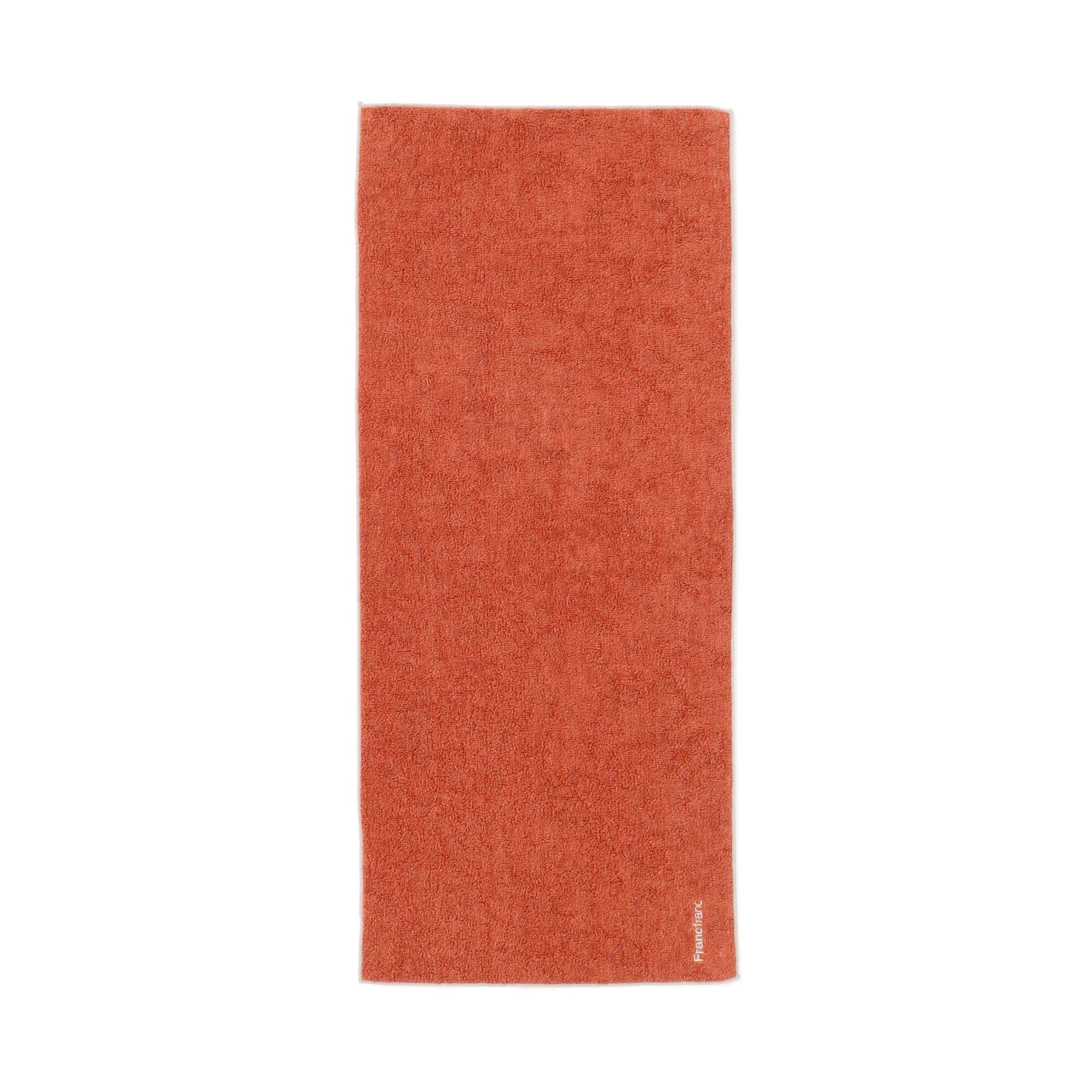 Antibacterial Deodorizing Quick Dry Face Towel - Soft & Absorbent Microfiber for Gym, Travel & Daily Skincare - Orange