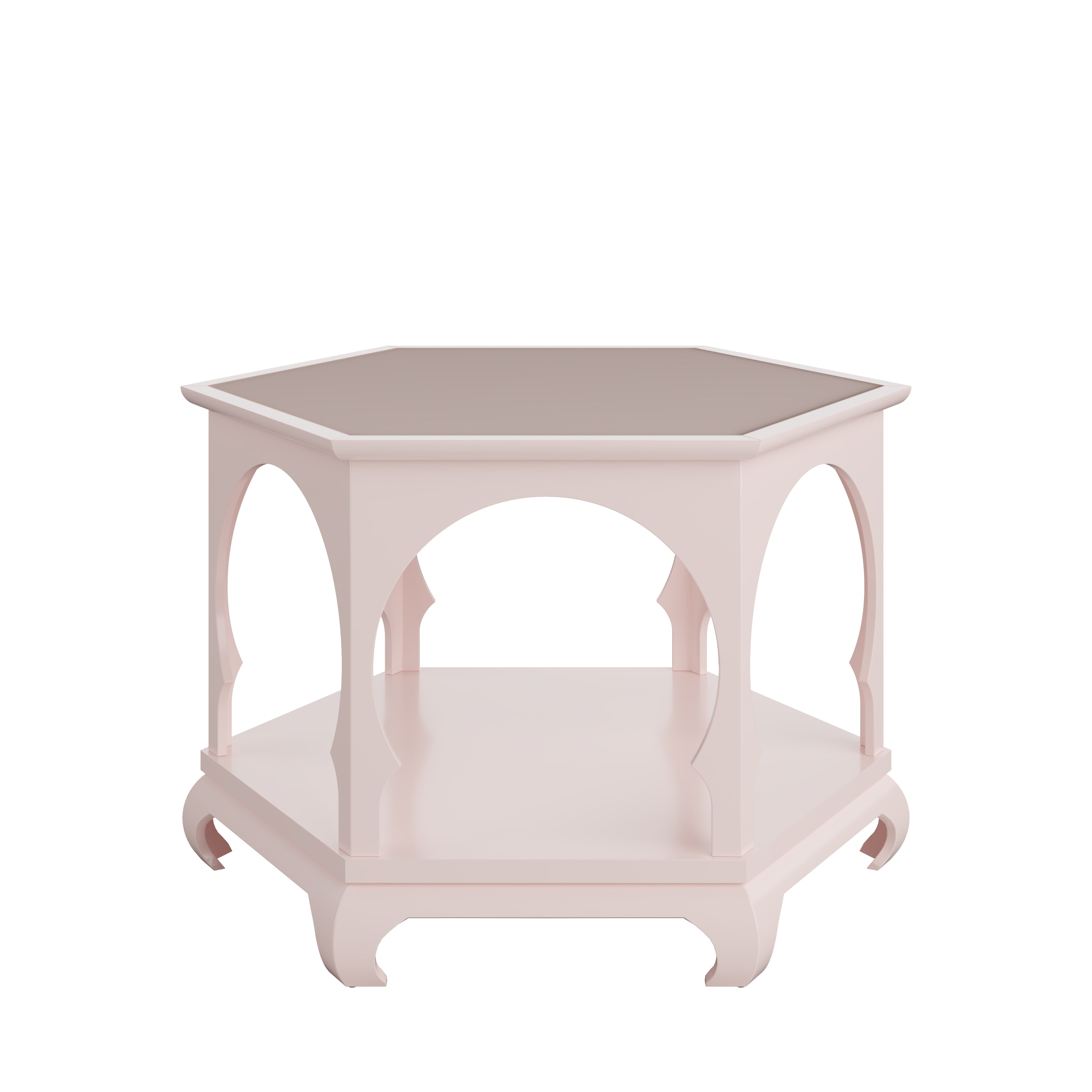 Handmade Custom Painted Moroccan Arch Table - Unique Boho Home Decor for Living Room, Bedroom or Outdoor Patio