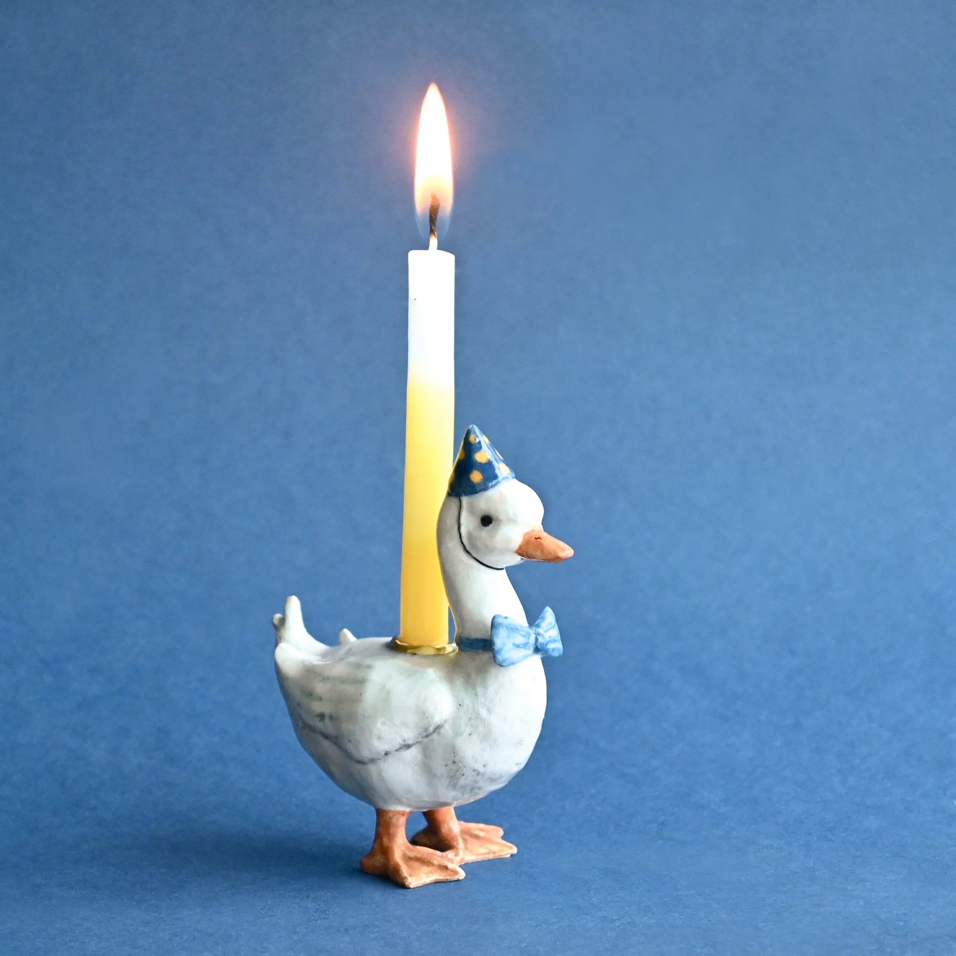 Blue Goose Cake Topper - Elegant Wedding & Birthday Cake Decoration for Special Occasions