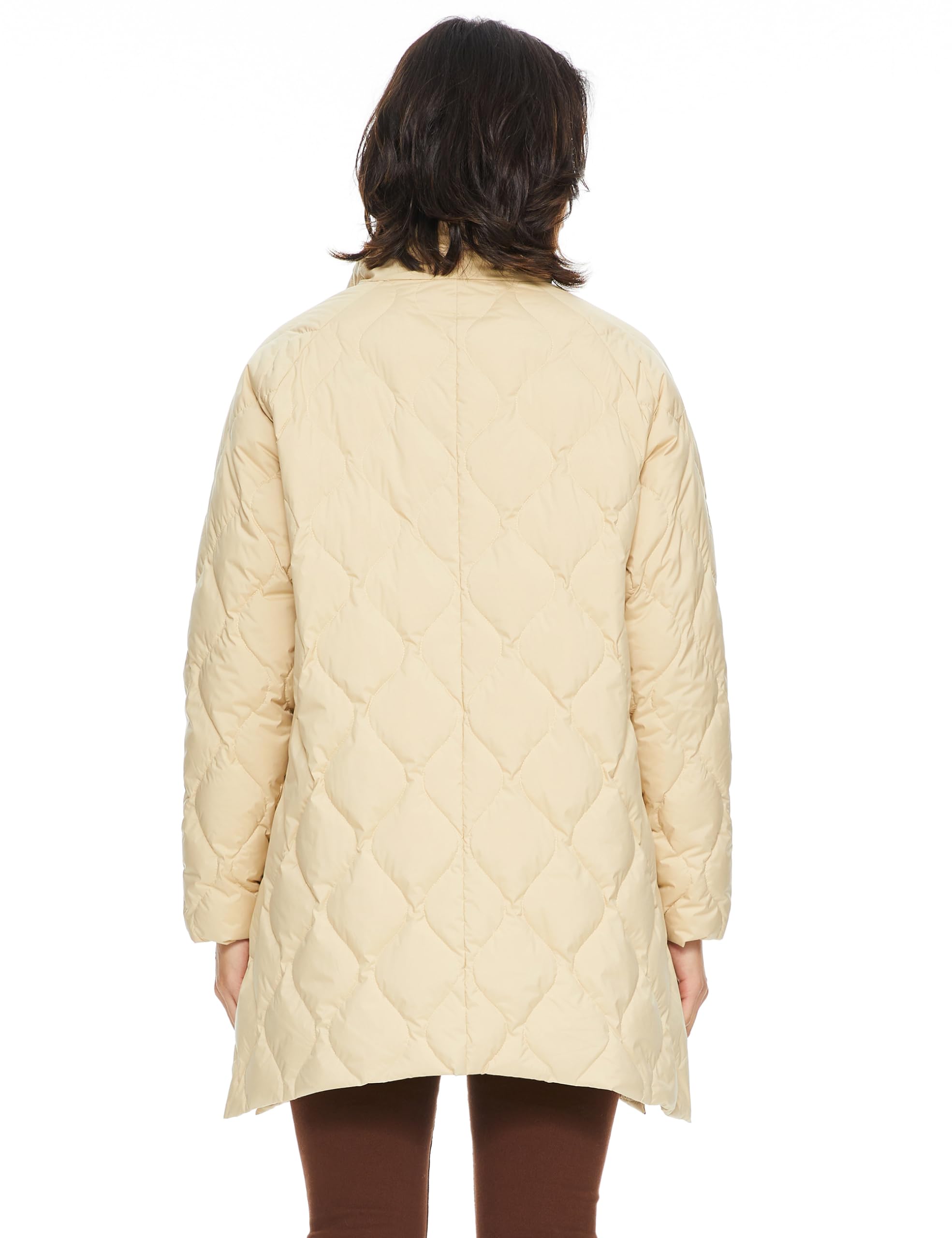 Orolay Women's Lightweight Quilted Padded Jacket - Winter Fall Spring Puffer Coat with Loose Fit | Warm Outerwear for Casual Wear, Travel & Outdoor Activities
