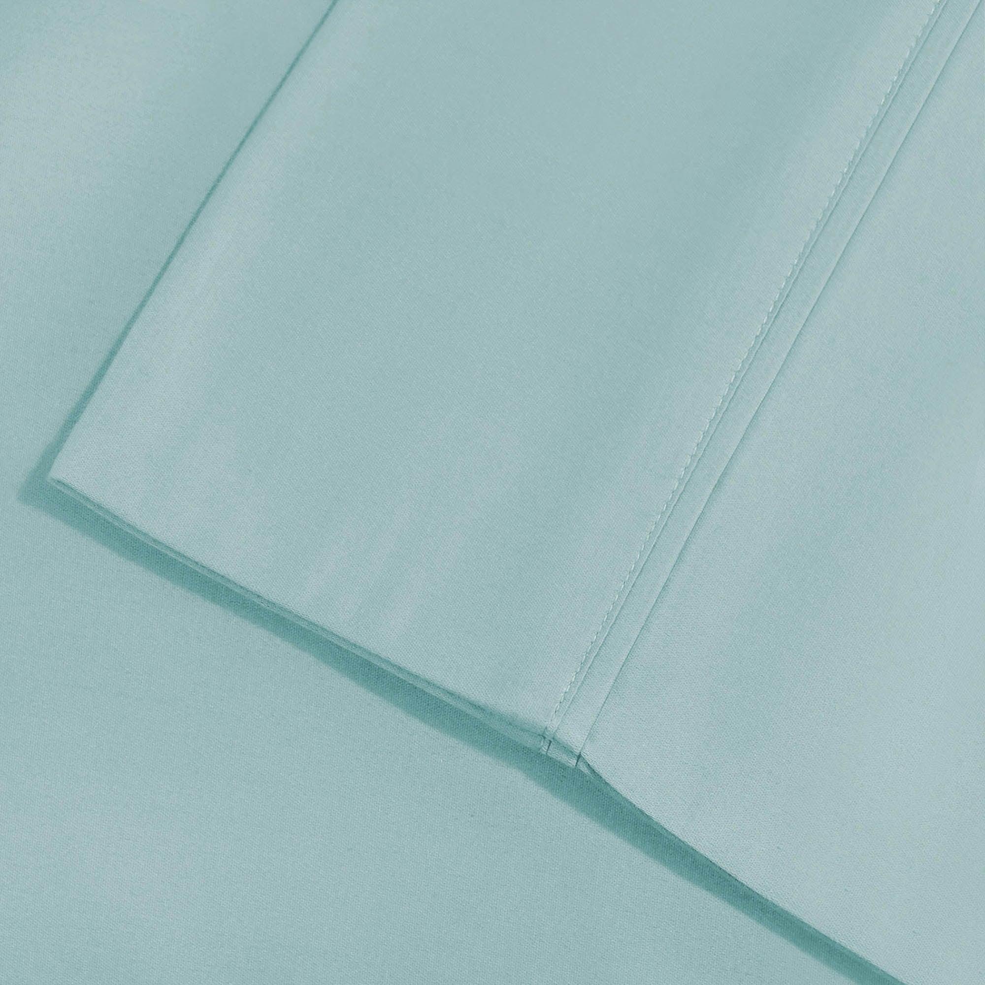 600 Thread Count Cotton Blend Solid Deep Pocket Sheet Set - Ultra Soft & Breathable Bed Sheets for Queen & King Size Beds - Perfect for Luxury Bedroom & Hotel Use