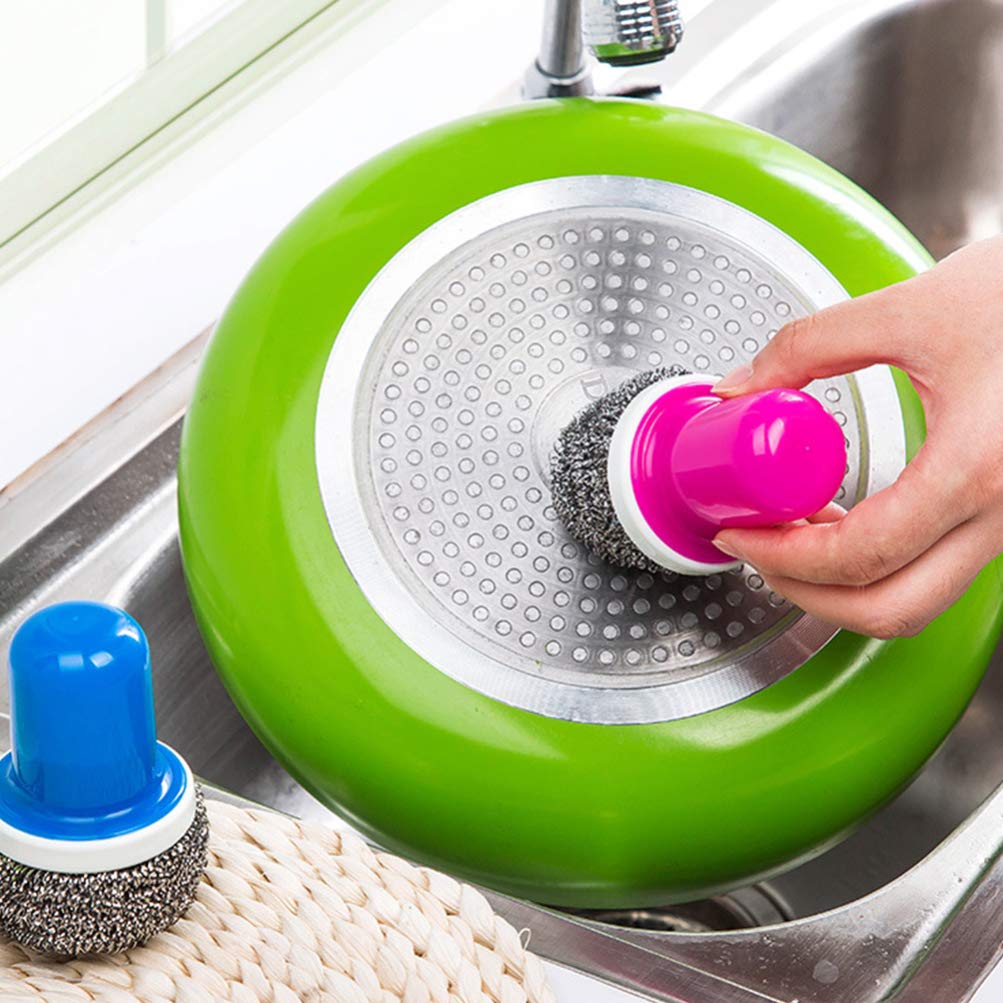 ULTECHNOVO 5-Pack Kitchen Cleaning Brushes - Dish Brush, Pot & Pan Scrubber, Durable Bristles for Tough Stains - Perfect for Washing Dishes, Pots, Pans & Utensils (Home & Restaurant Use)