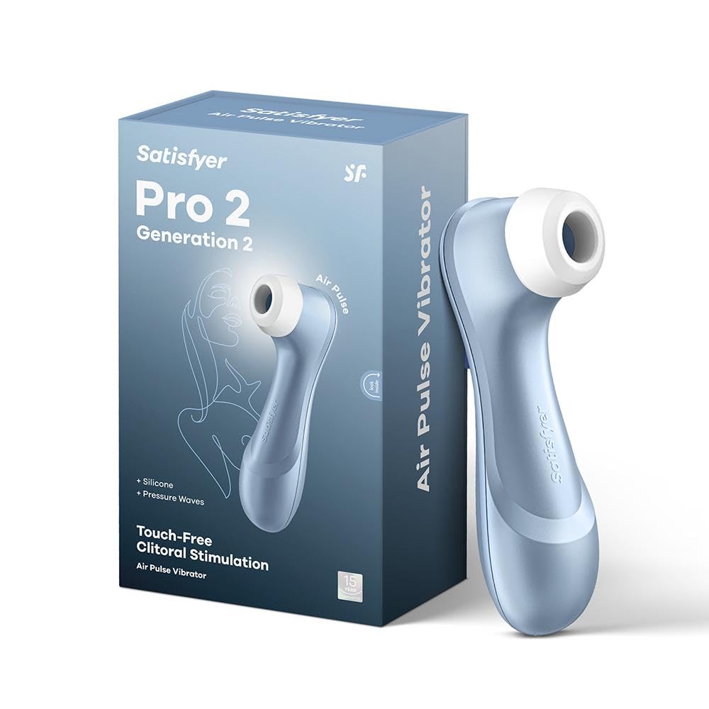 Satisfyer Pro 2 Vibrator - Powerful Clitoral Suction Stimulator & Pleasure Device for Women | Adult Sex Toy for Solo Play, Couples Intimacy & Female Wellness | G-Spot & Clitoral Stimulation | Perfect for Relaxation, Self-Care & Enhanced Orgasms